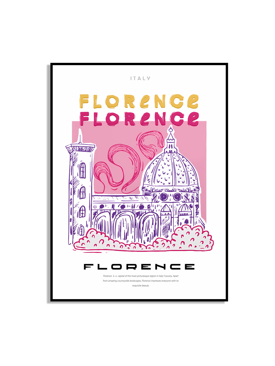 Florence Poster Stadslandskap