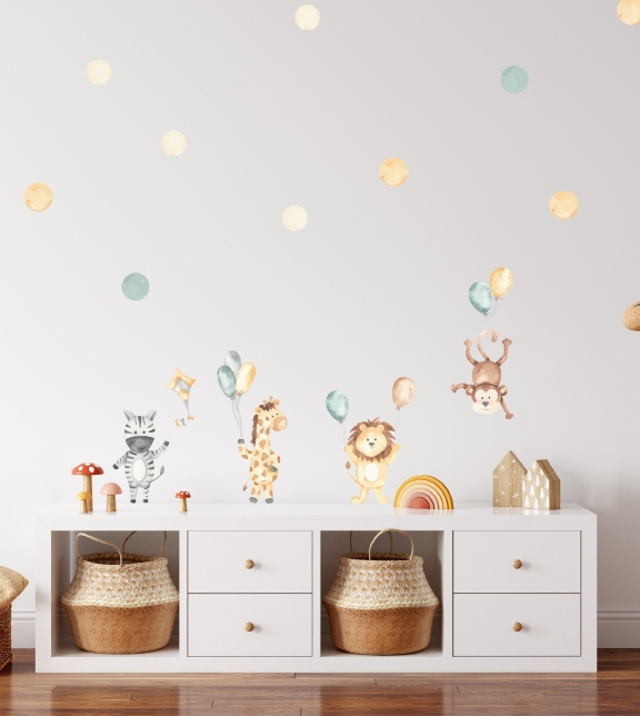 Wallstickers  -  Akvarell Zebra set