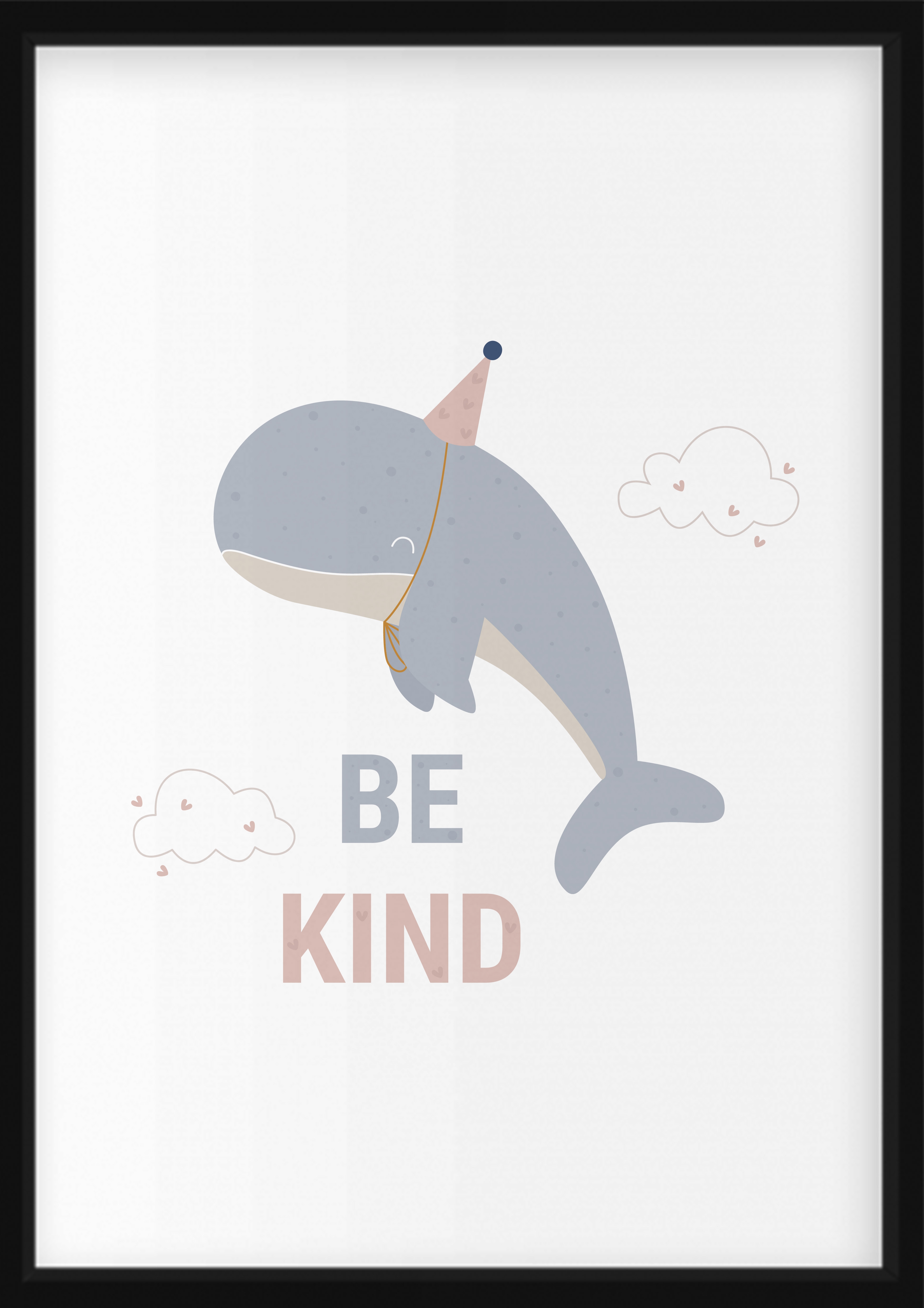 Affisch - Havsdjur, Be kind