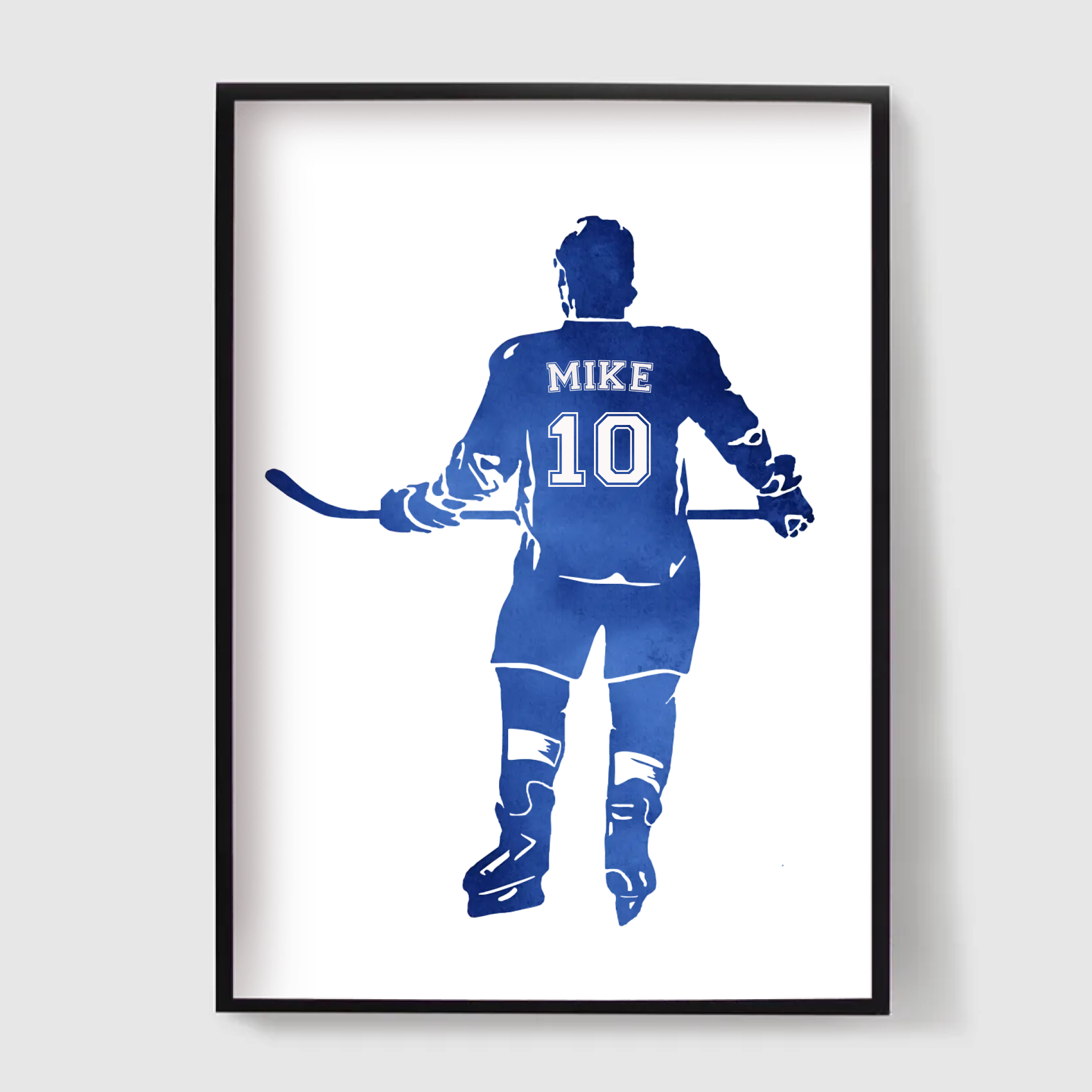 Affisch - Hockeyspelaretröja / Personlig