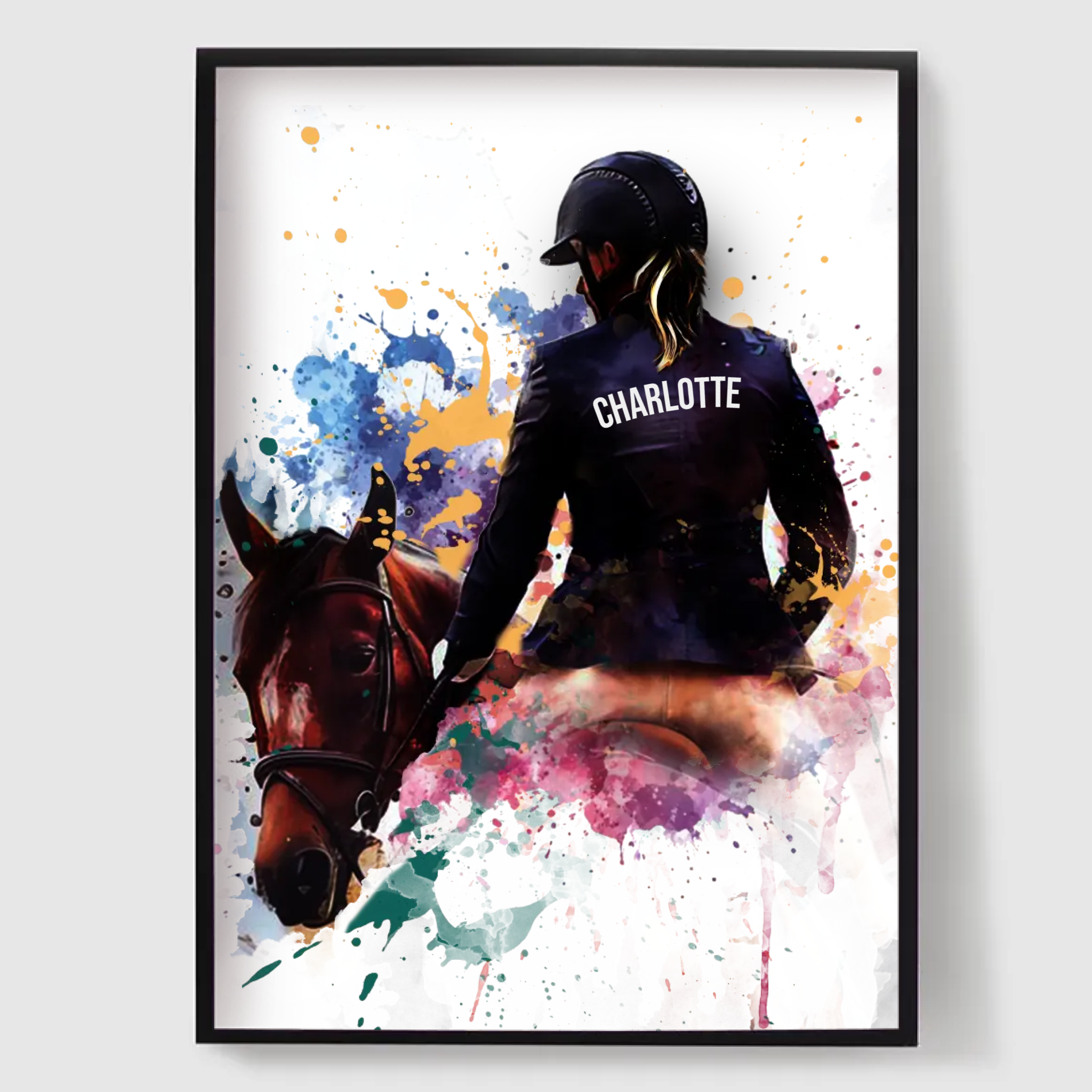 Personlig Poster - Ryttar Konst
