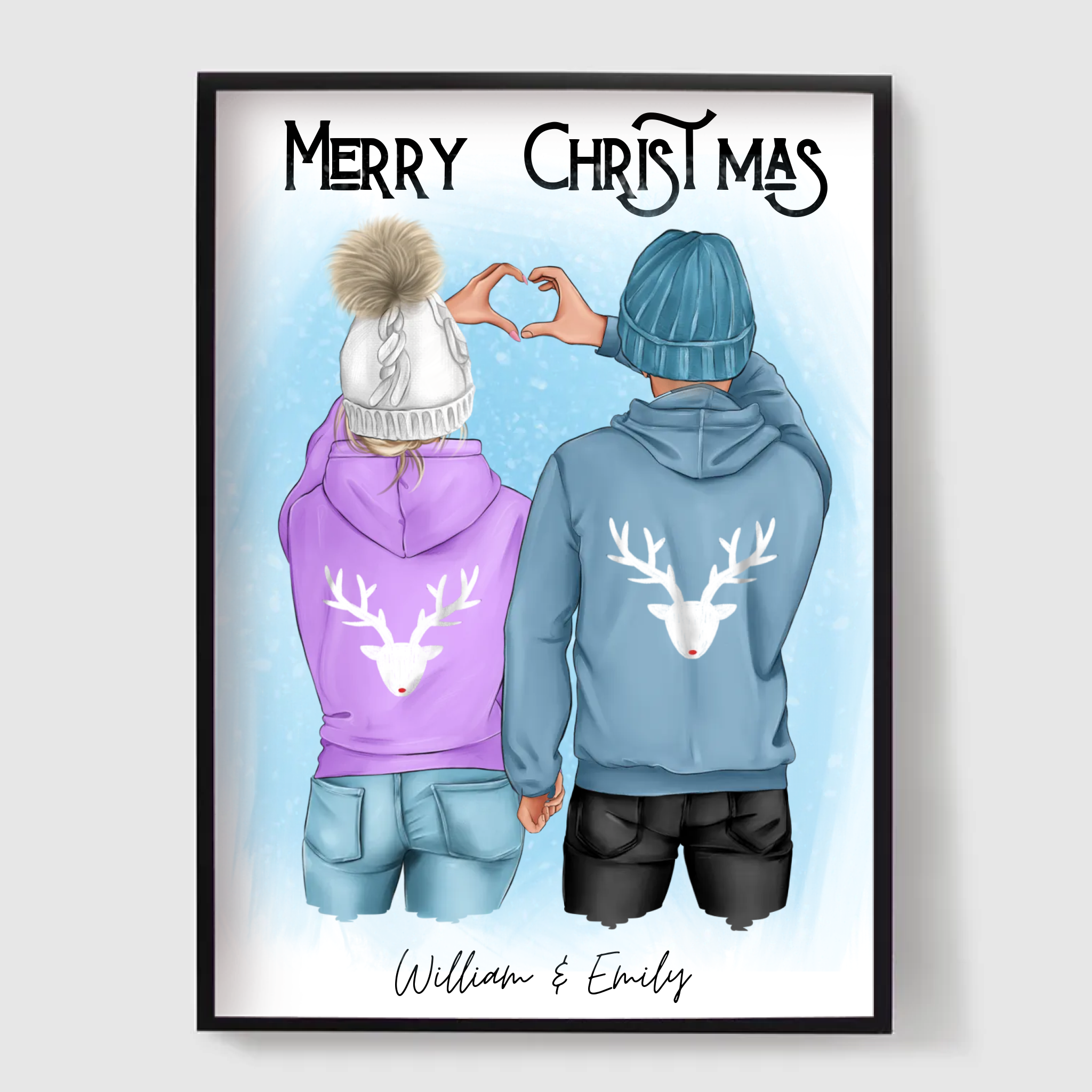 Personlig Poster - God Jul Par