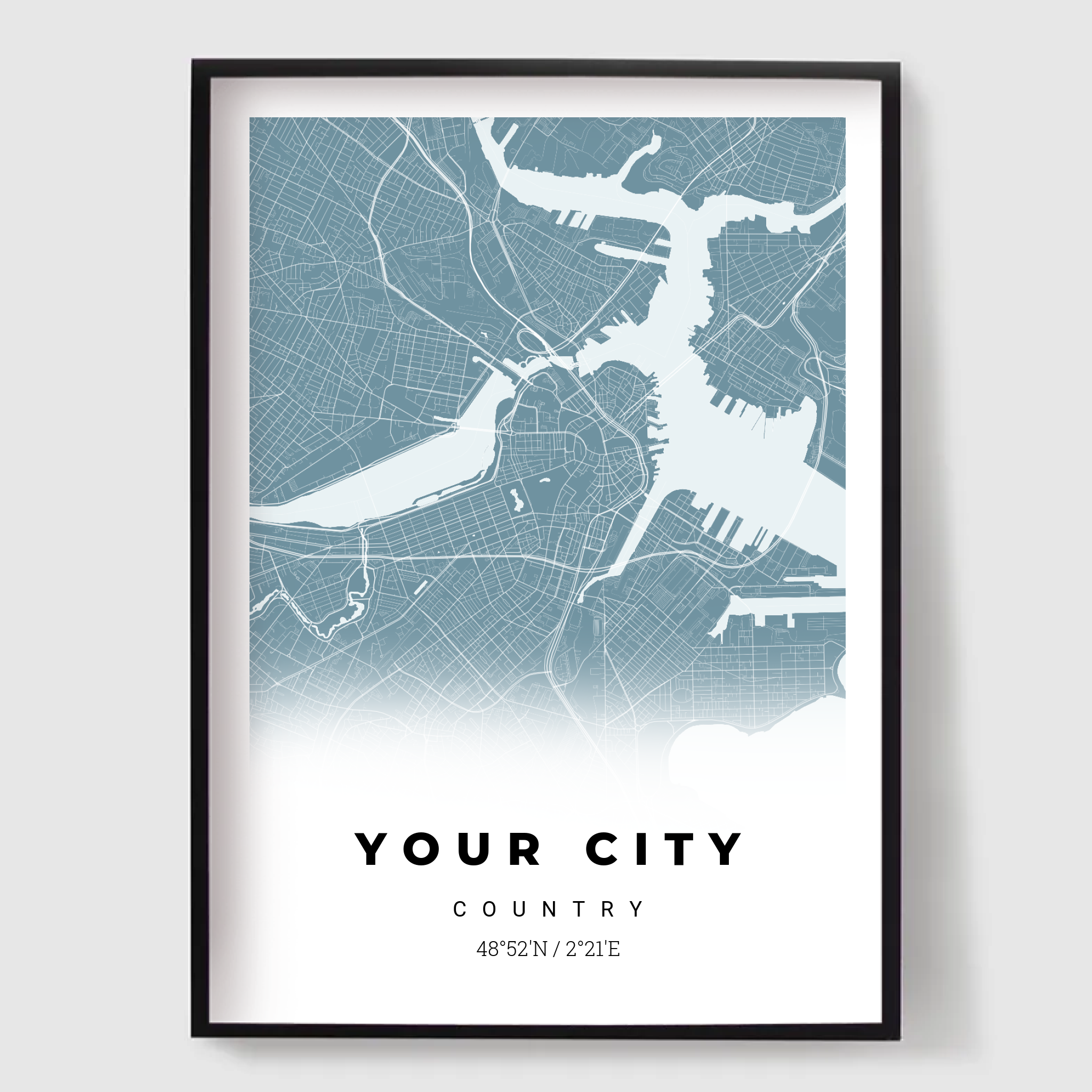 Personlig Poster – Kartposter med toning