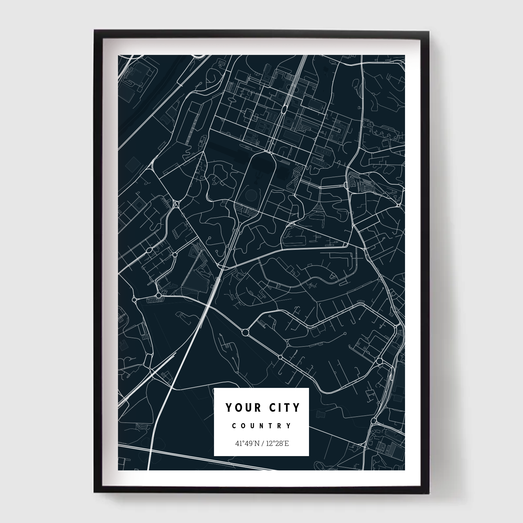 Personlig Poster – Nautisk Kartposter