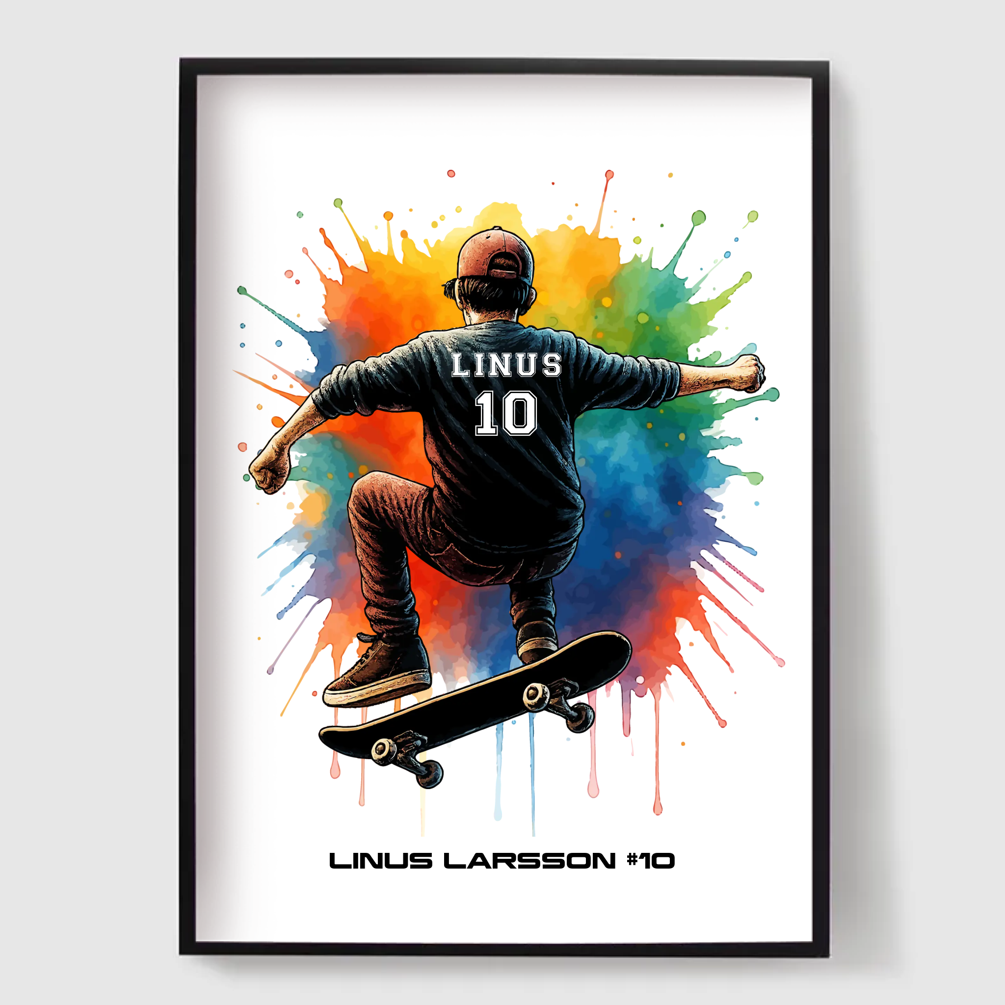 Personlig poster - Skater Splash