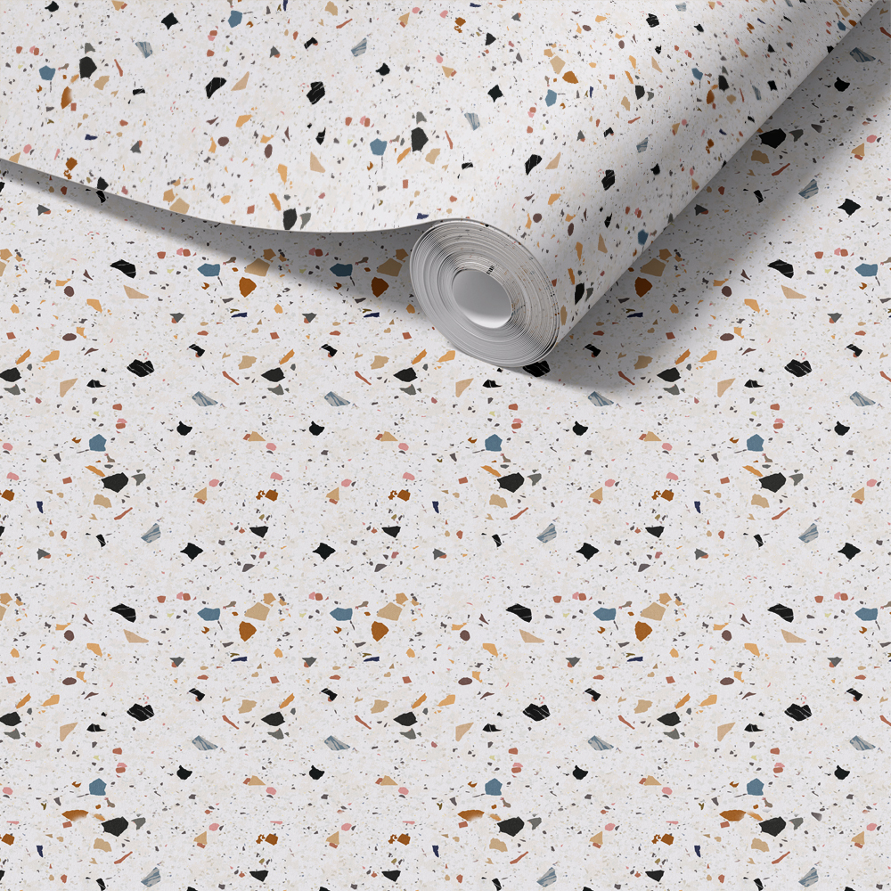 Terrazzo-mönstrad dekorplast