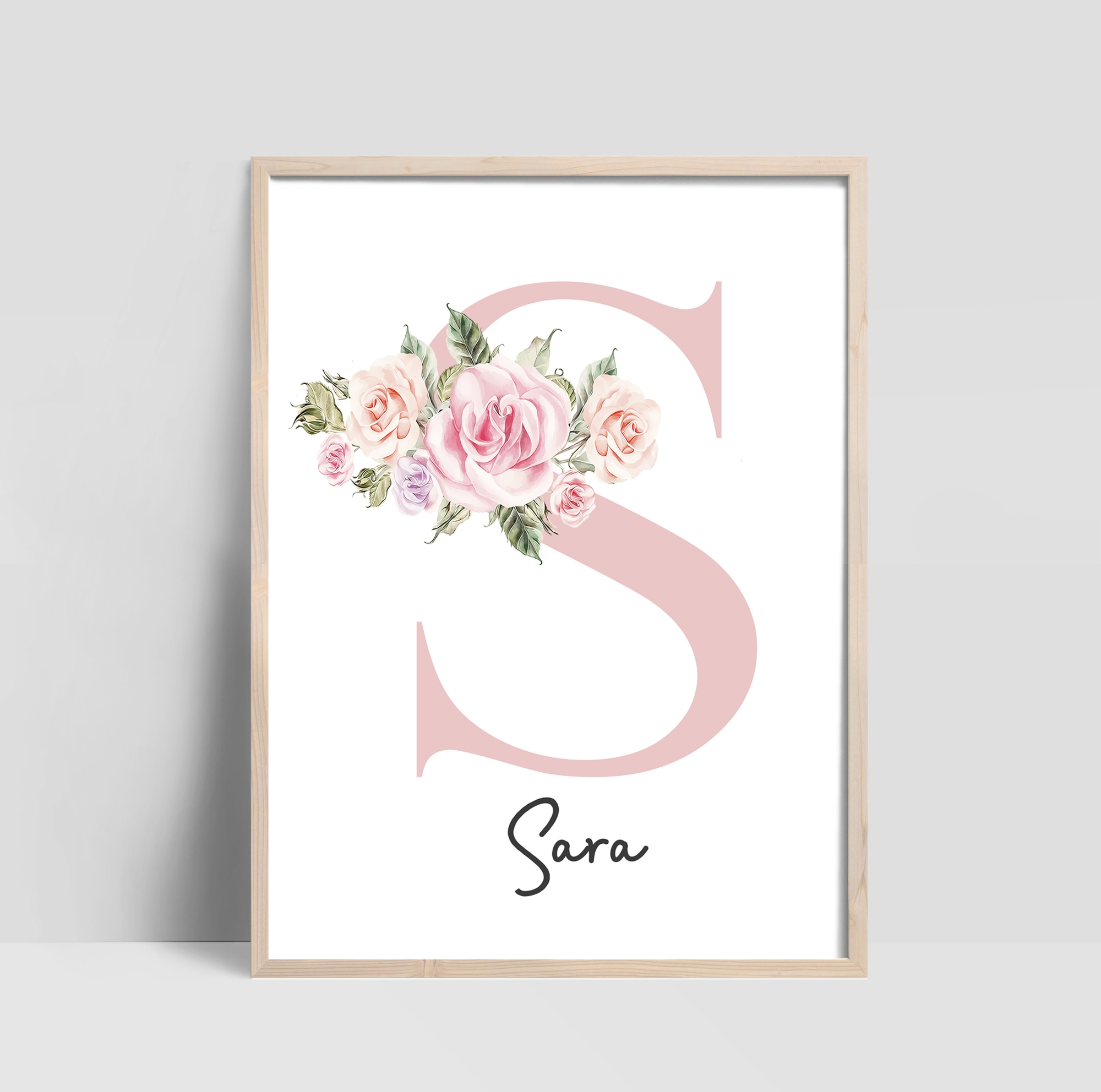 Affisch - Blommor / Anpassad text
