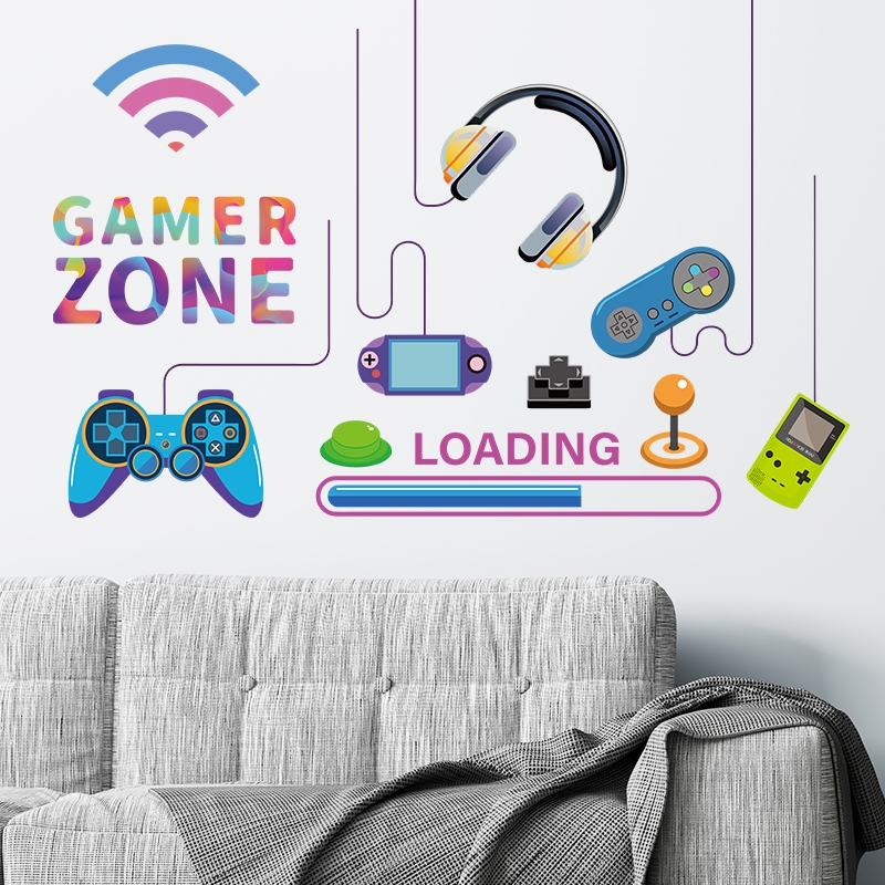 Väggdekal - Gamer Zone / Loading