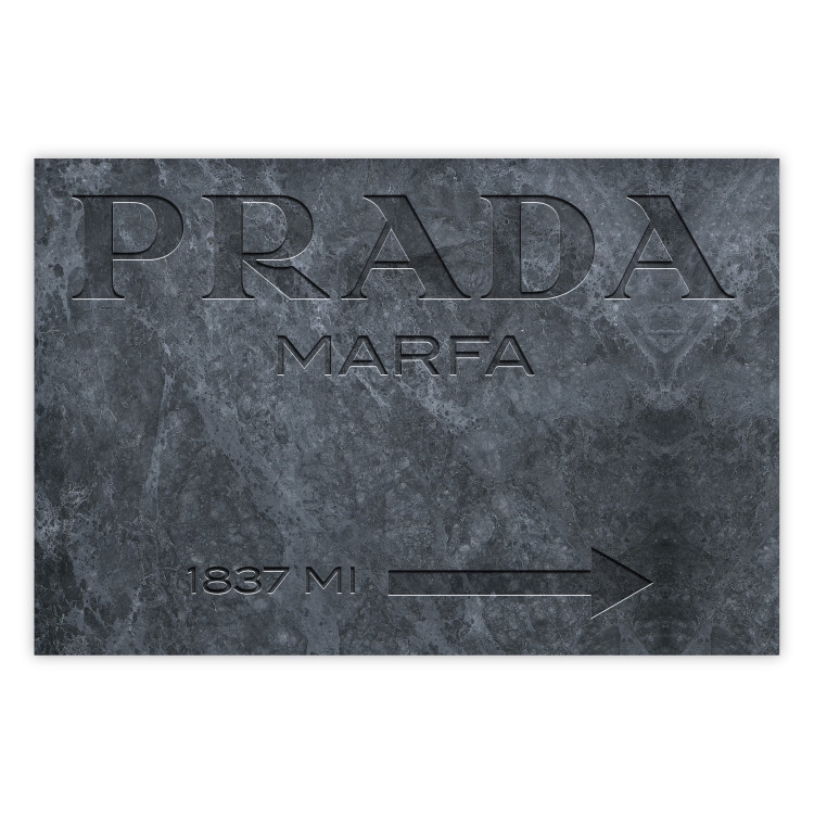 Affisch - Prada / Marmor