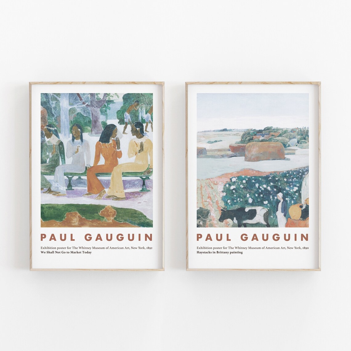 Affischer - Paul Gauguin  / Set med 2