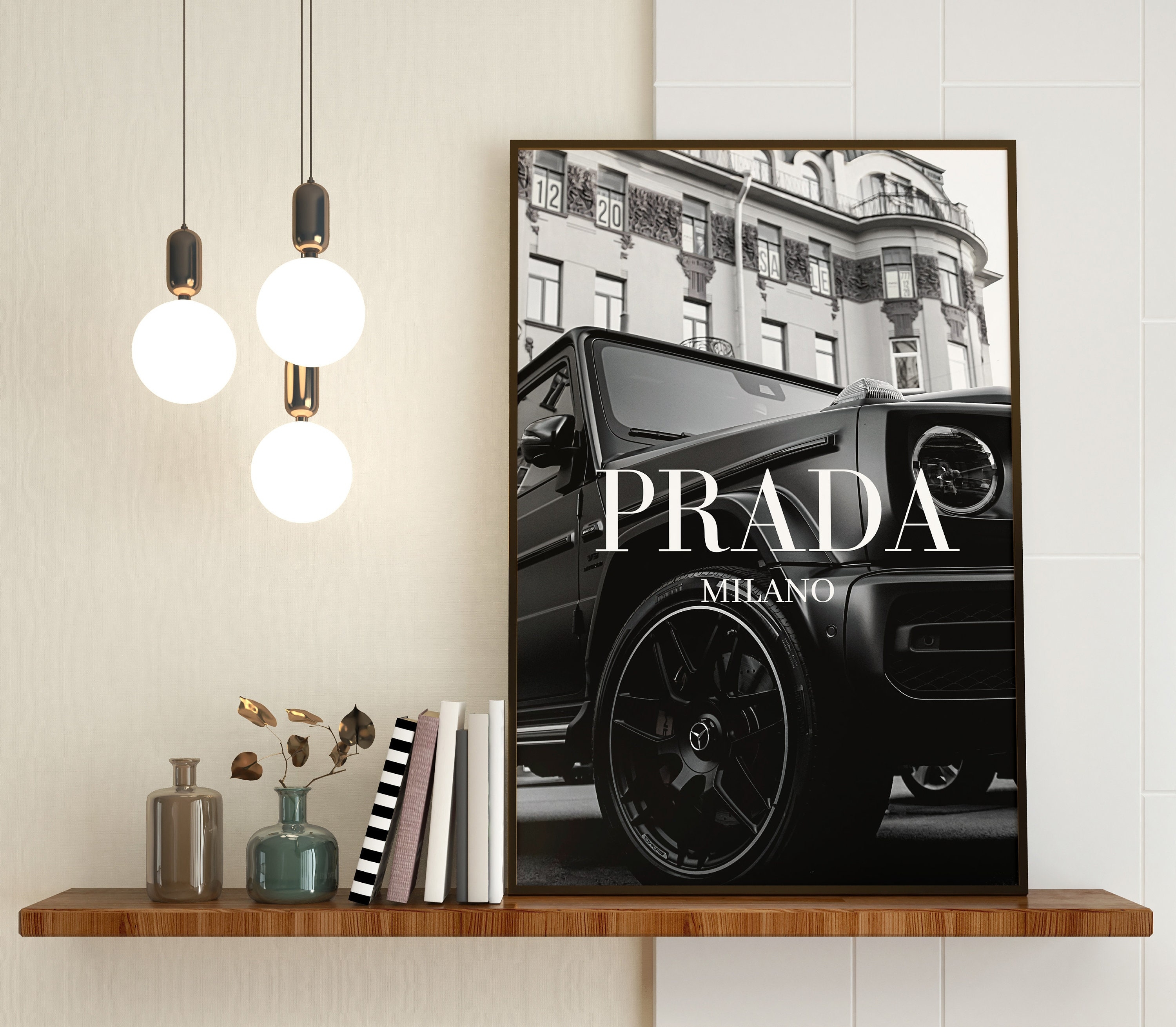 Affisch - Bilmodeaffisch /  Prada Milano