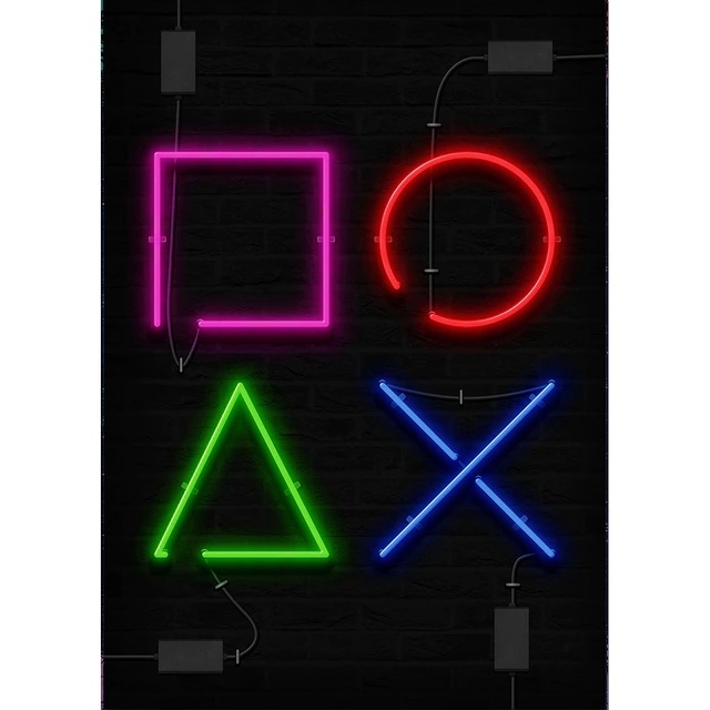 Poster -  Spel Symboler / 02