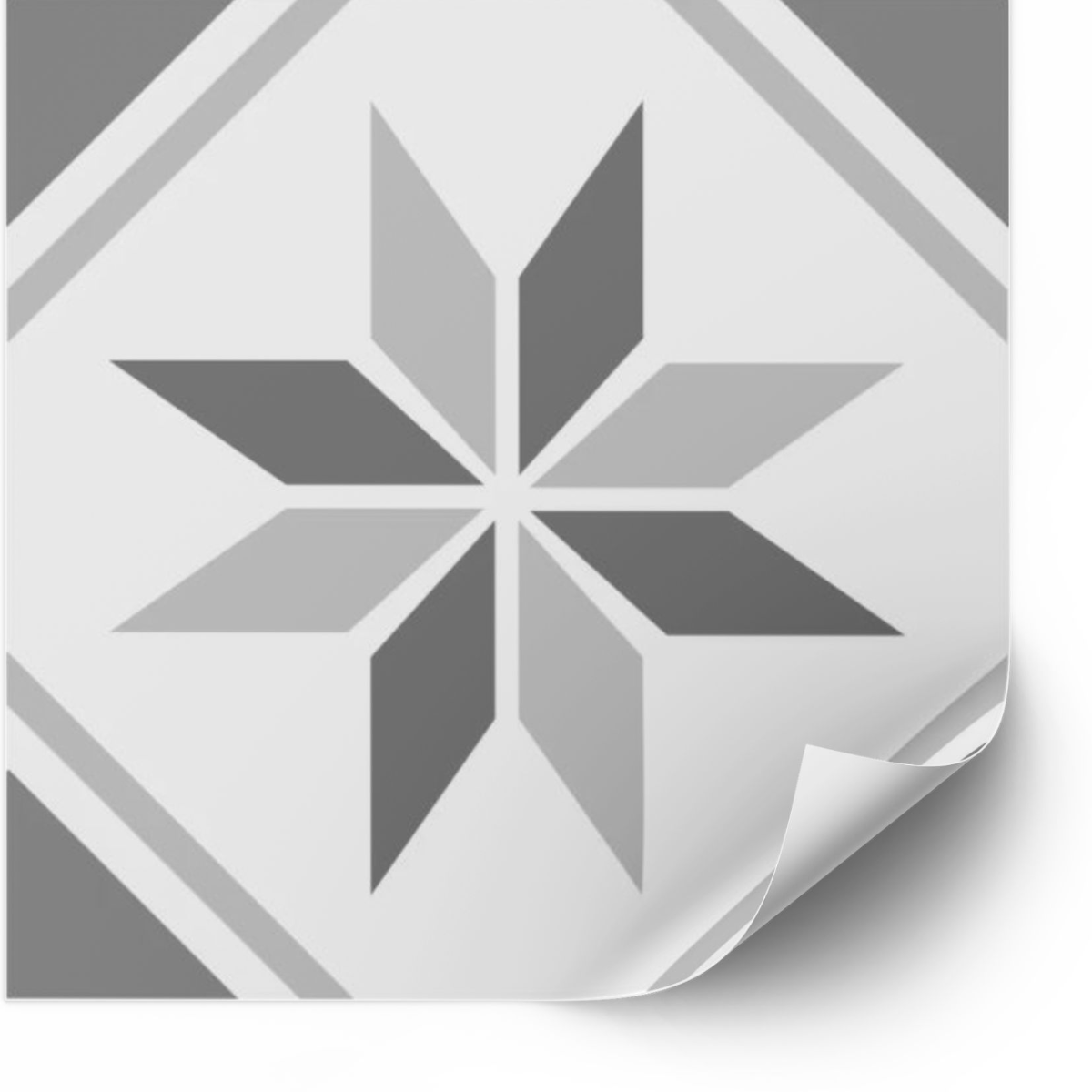 Kakelklistermärke - Stjärndekaler / 02 / 24 st