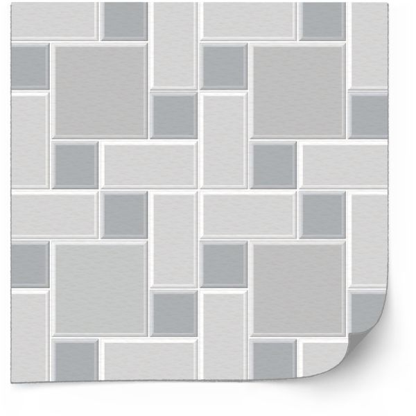 Kakelklistermärke - Mosaikplattor / 02 / 24 st