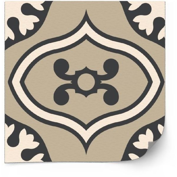 Kakelklistermärke - Vintage Kakel Antik Sömlös Design / 10 / 24 st