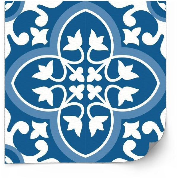 Kakelklistermärke - Vintage Kakel Antik Sömlös Design / 31 / 24 st