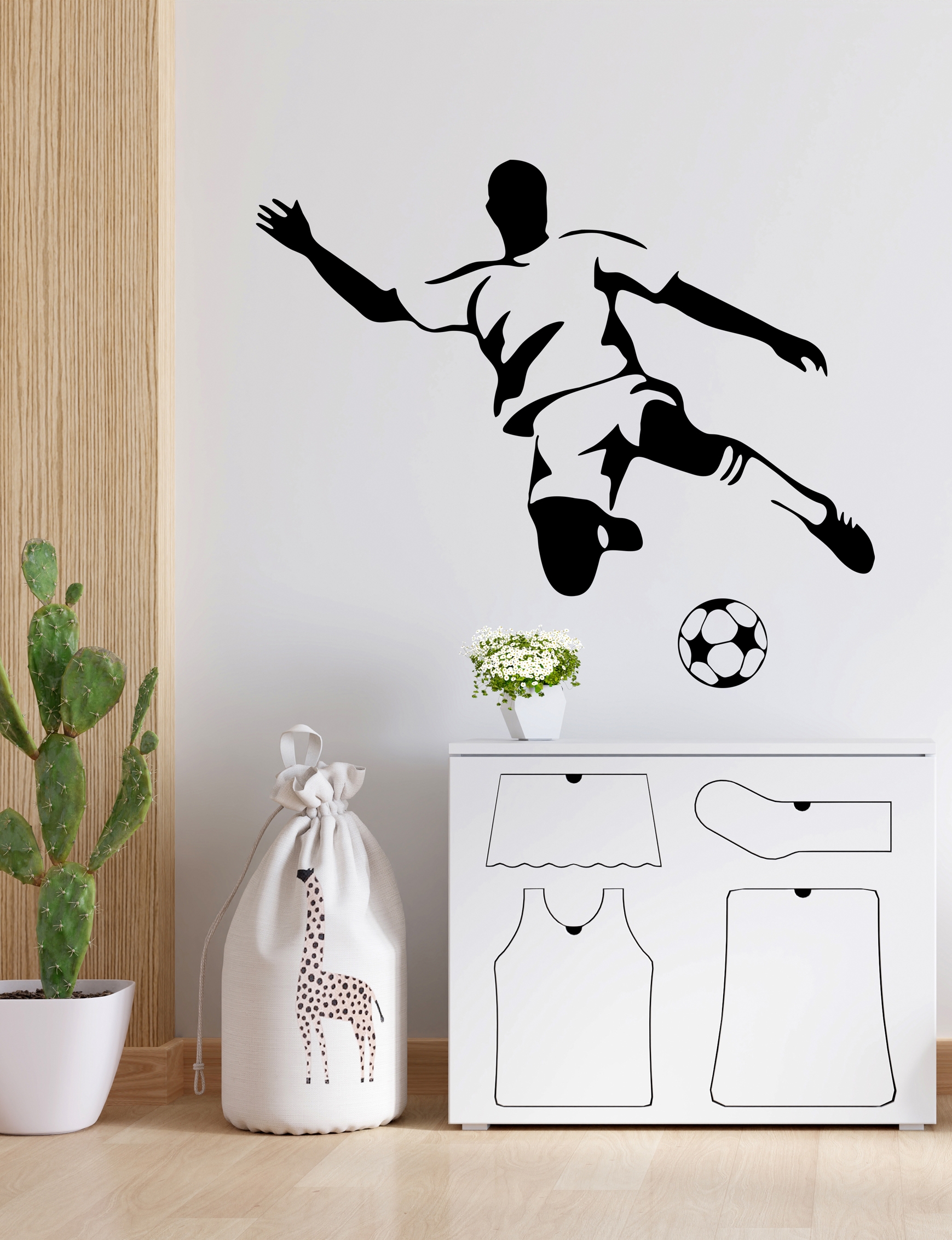 Väggdekal - Fotboll