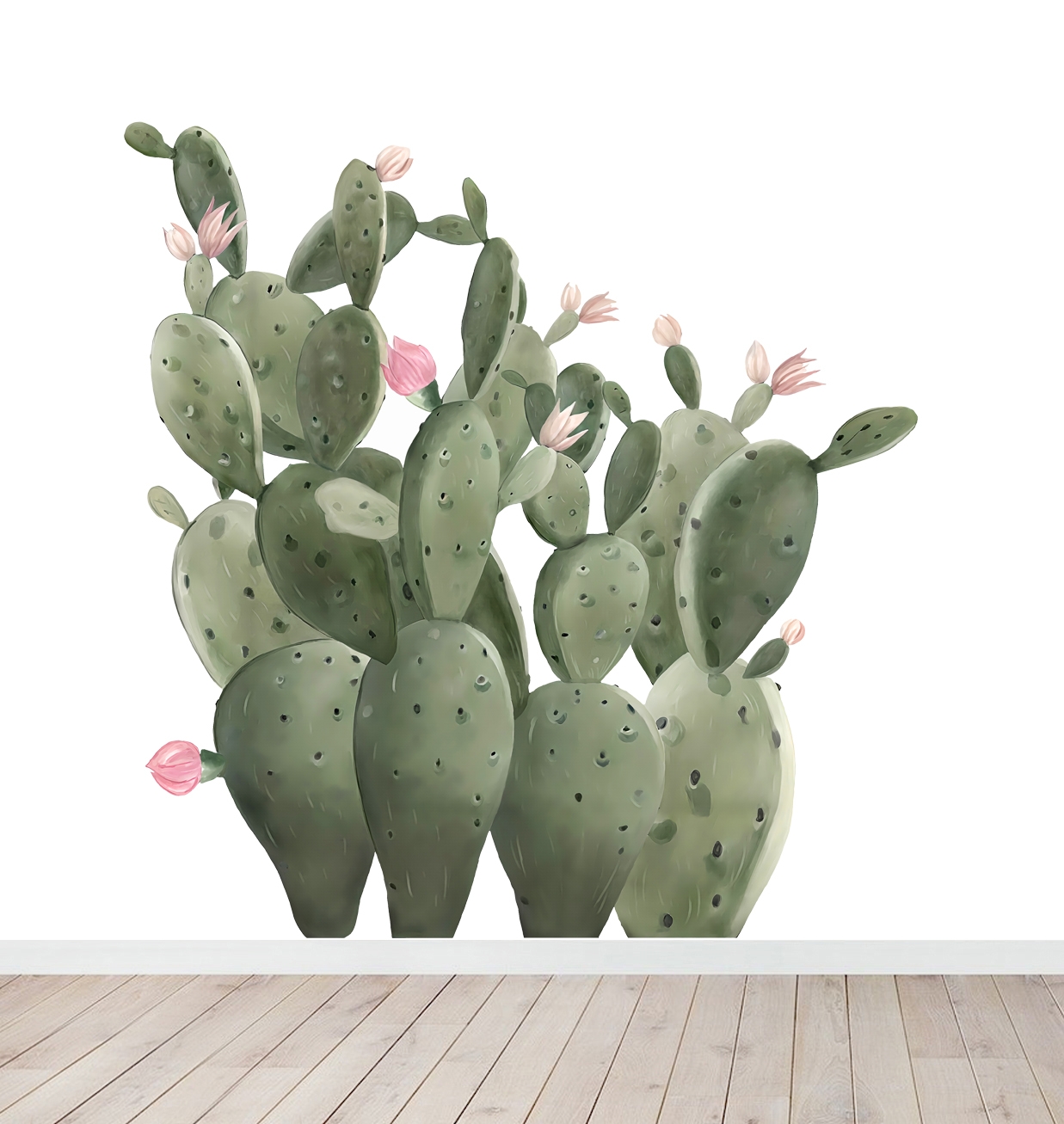 Väggdekal - Prickly Pear Cactus