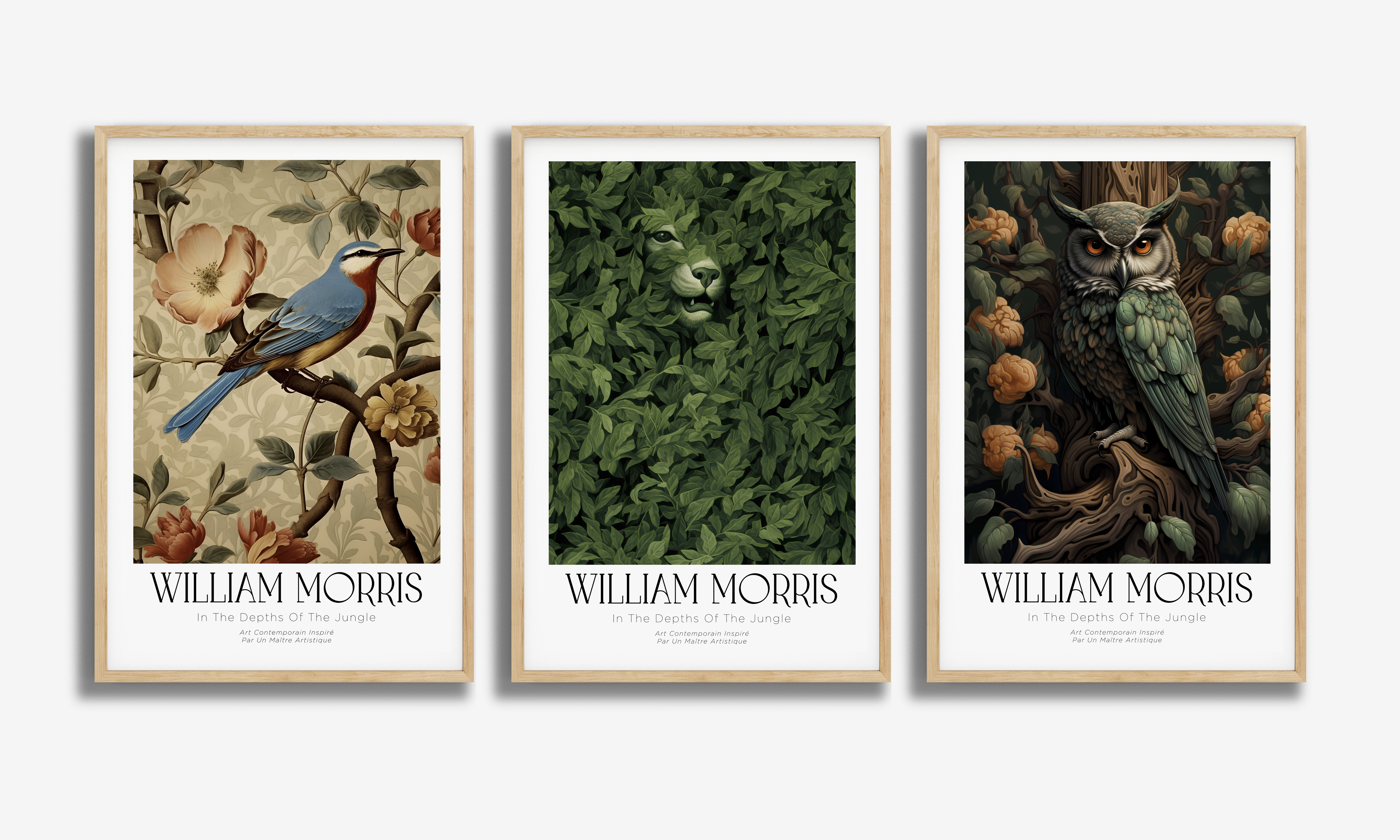 William Morris Affisch Set - Set med 3