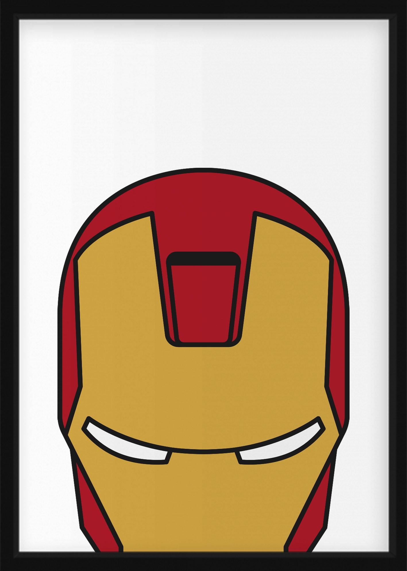 AFFISCH - IronMan Mask