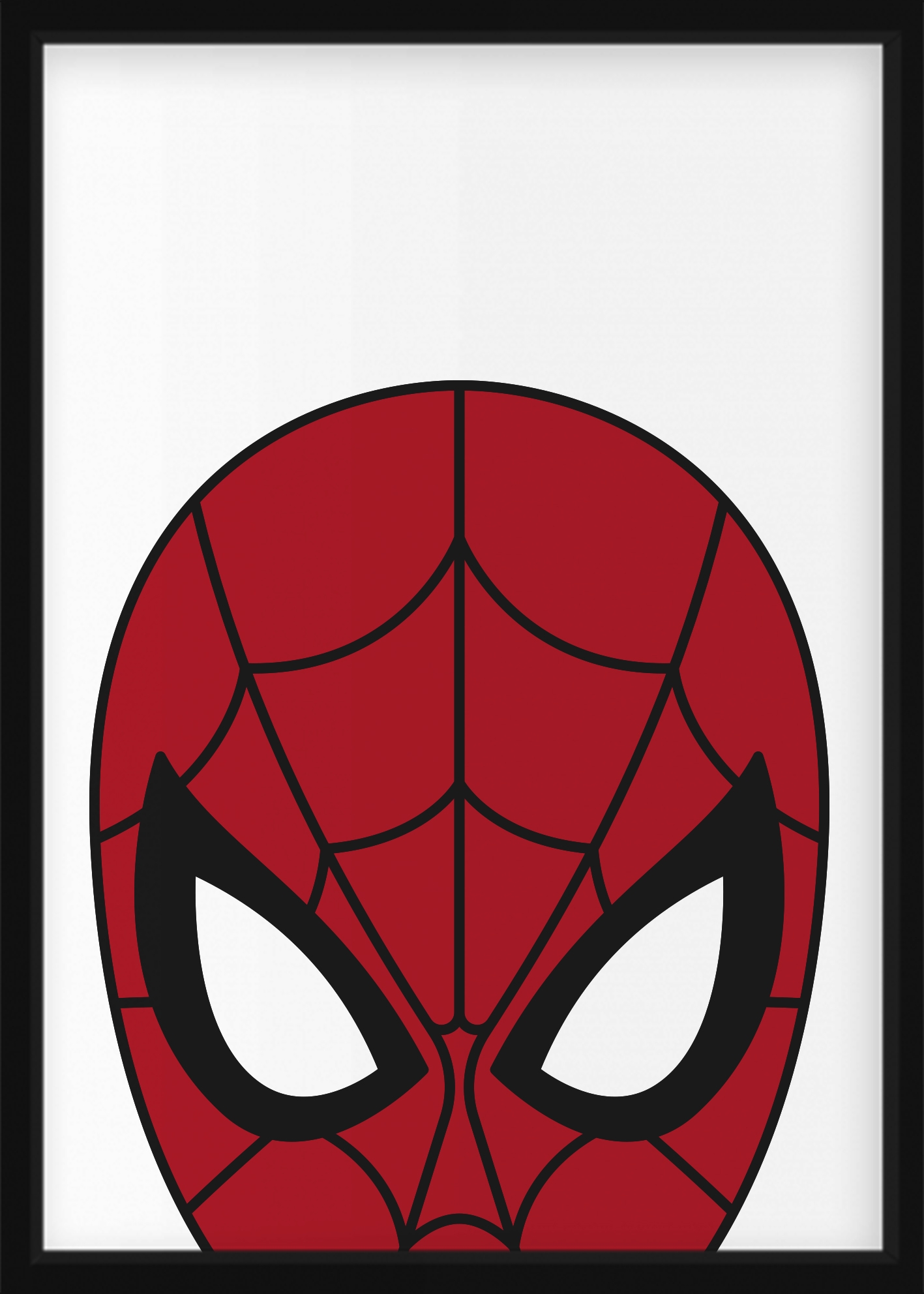 Affisch - Spiderman mask