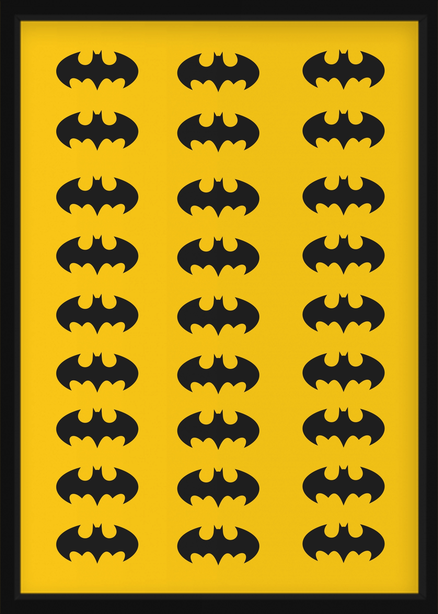 AFFISCH - BATMAN-TECKN