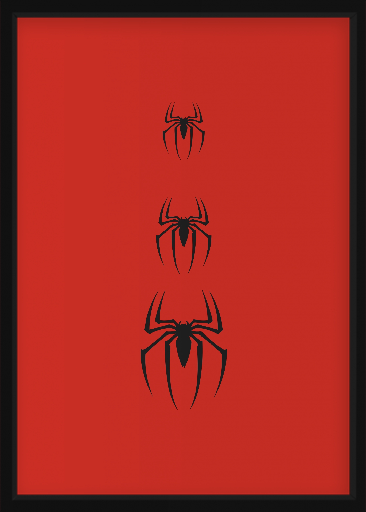 Affisch - Spiderman och spindlar