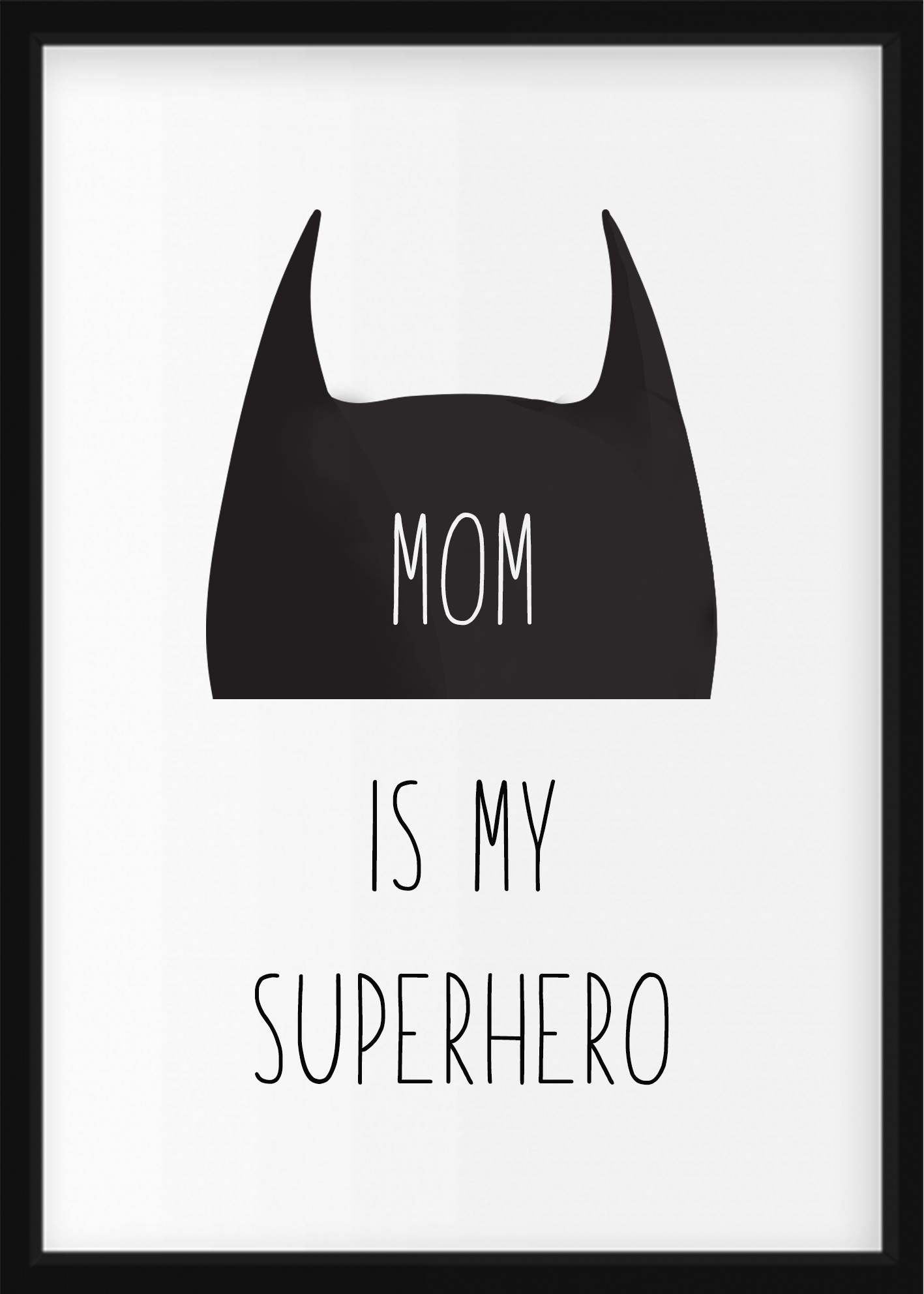 AFFISCH - MOM IS MY SUPERHERO