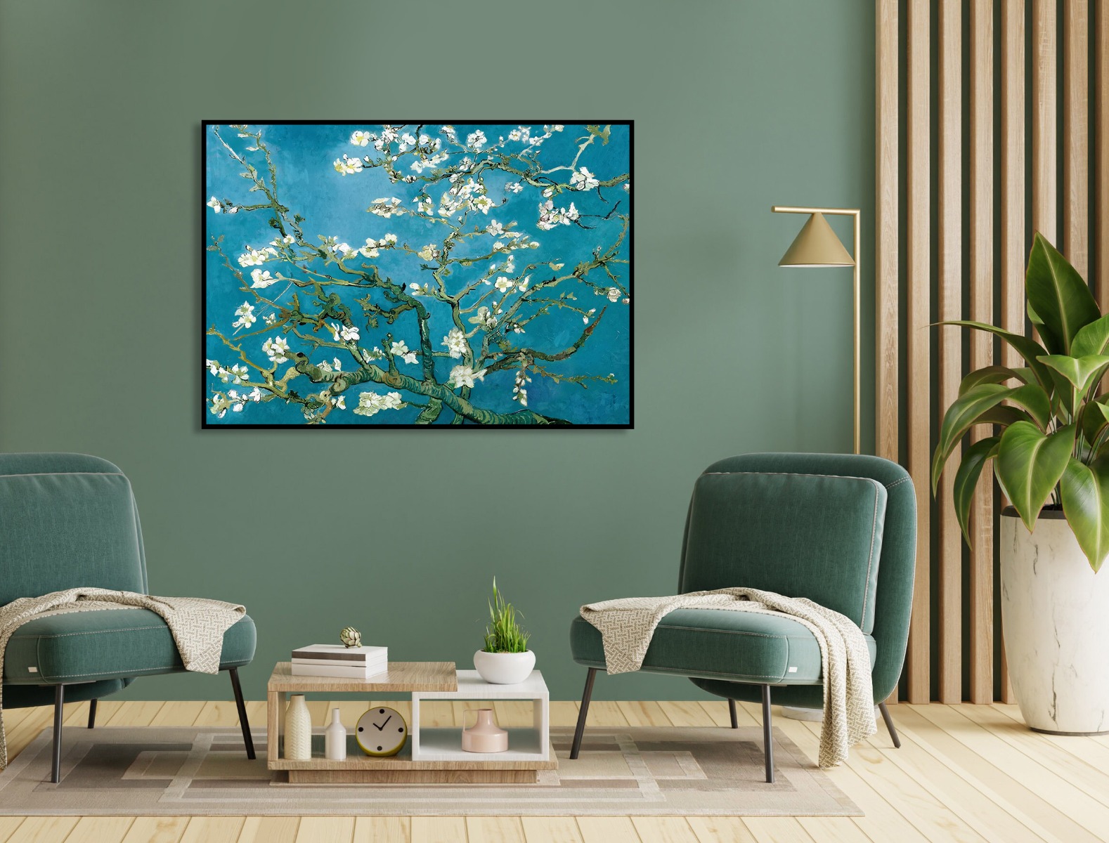 Poster - Berömd konstnär Van Gogh oljemålningsaffisch / 04