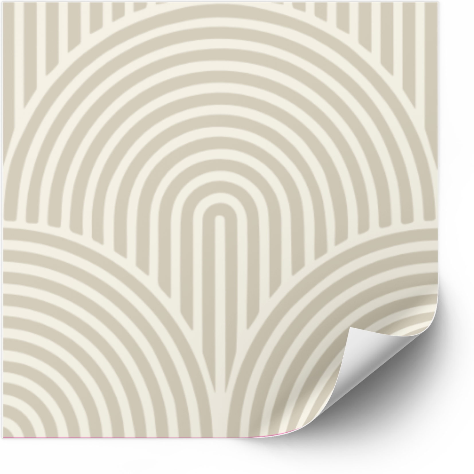 Kakelklistermärke - Boho Beige linjer / 24 st