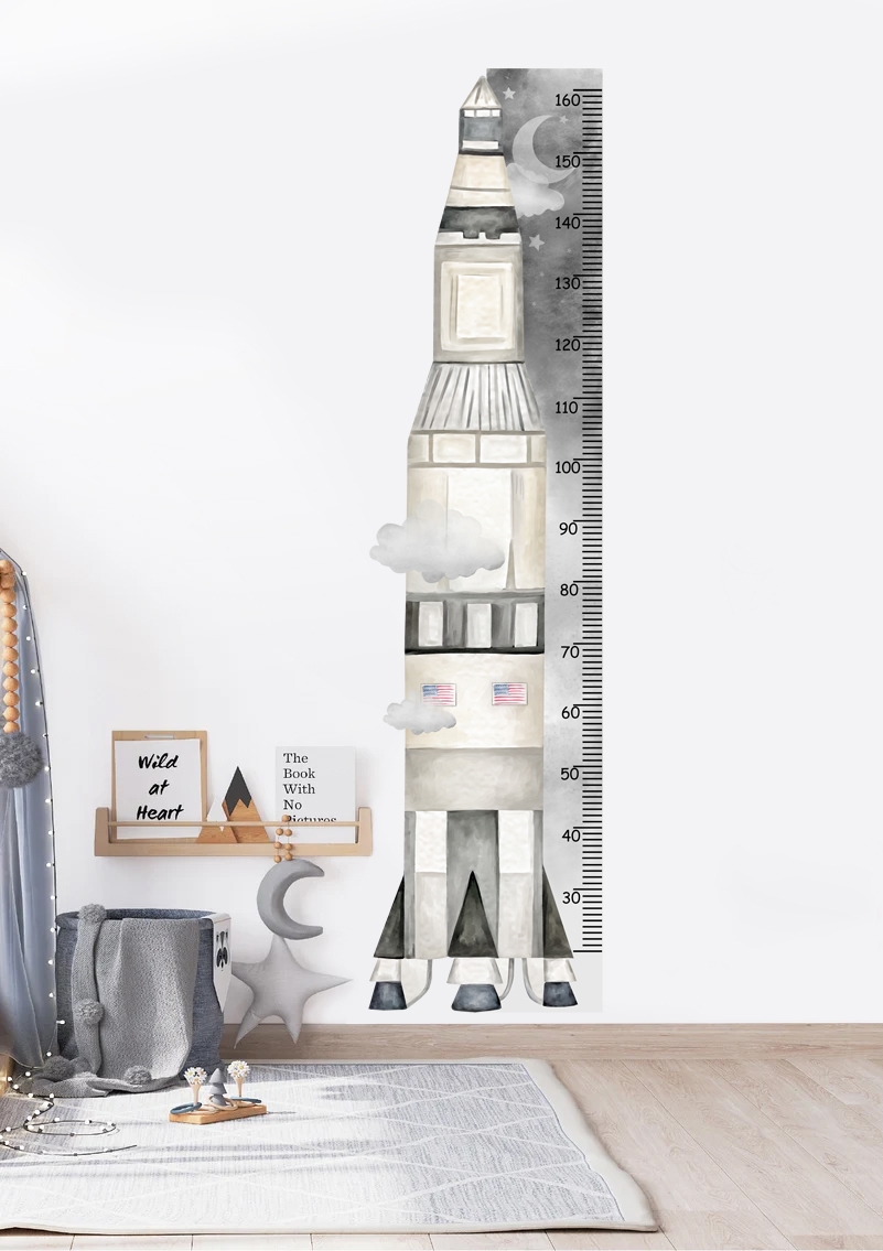 Väggdekal - Höjdmått / Joko Design Rocket