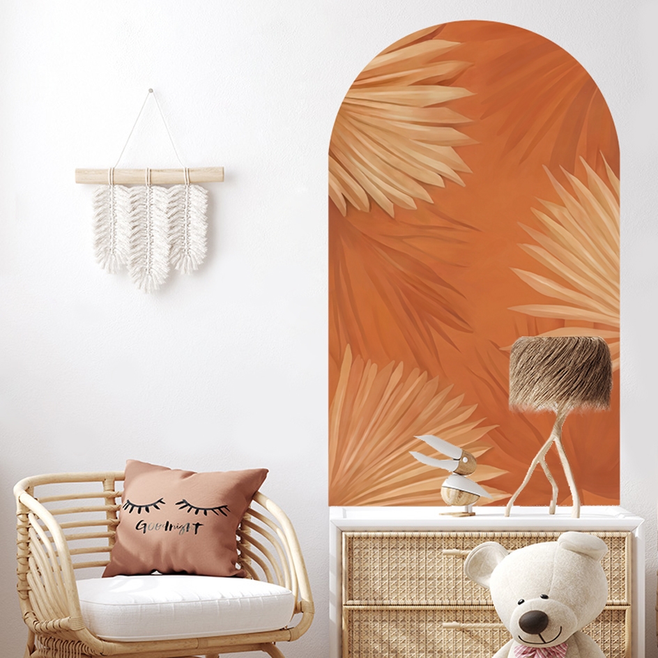 Väggdekal - Boho Floral Arch Dekal