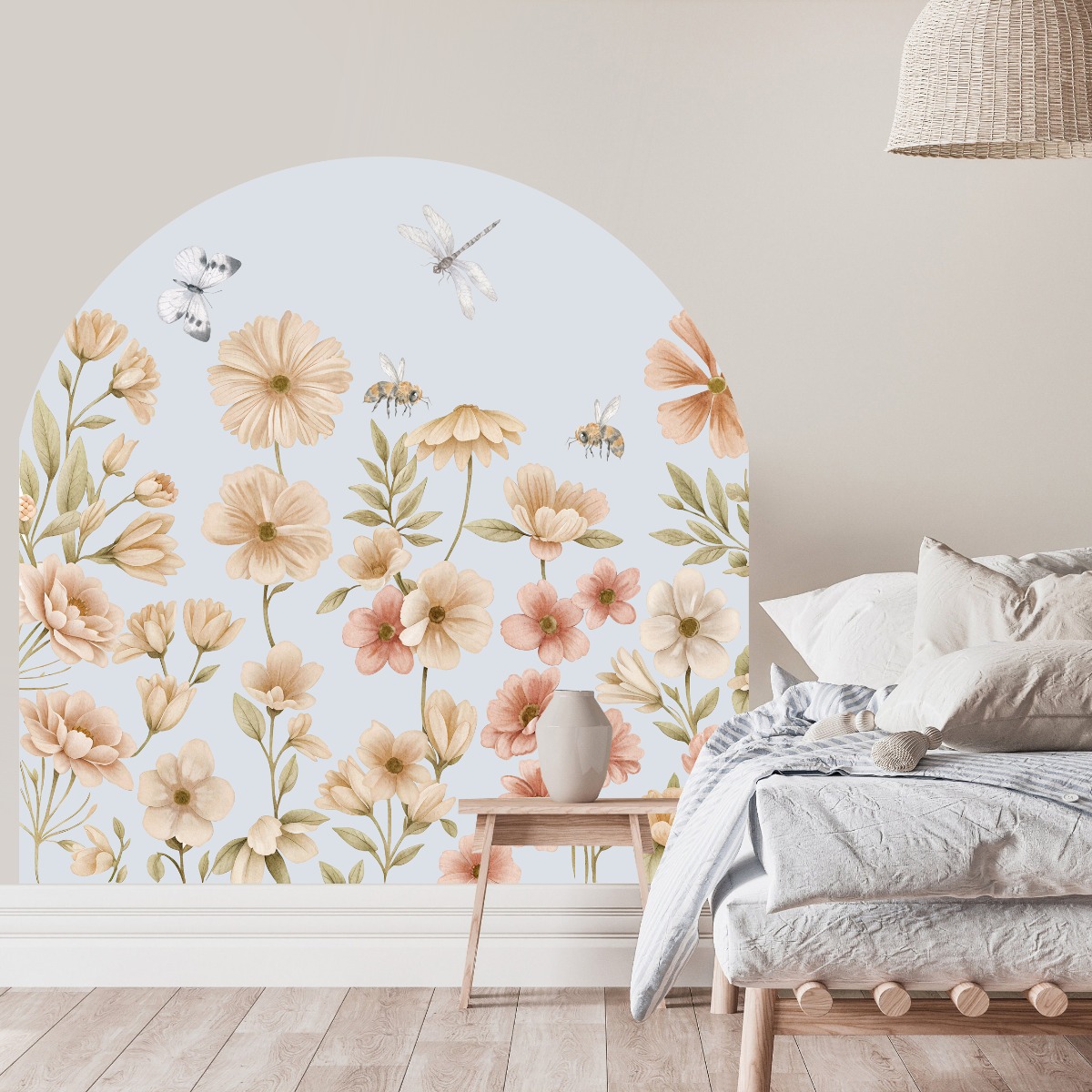 Väggdekal - Trädgårdsbåge