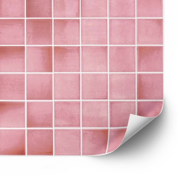 Kakelklistermärke - Rosa / 02 / 24 st