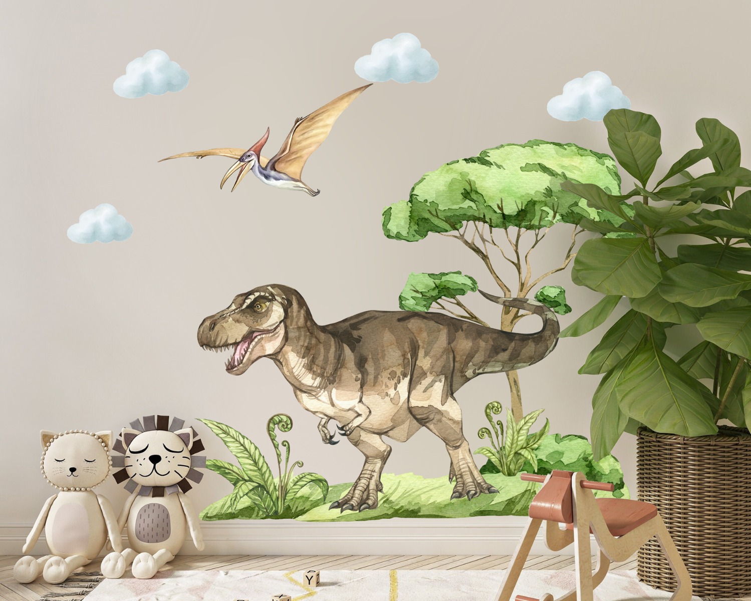 Väggdekal - Tyrannosaurus Rex