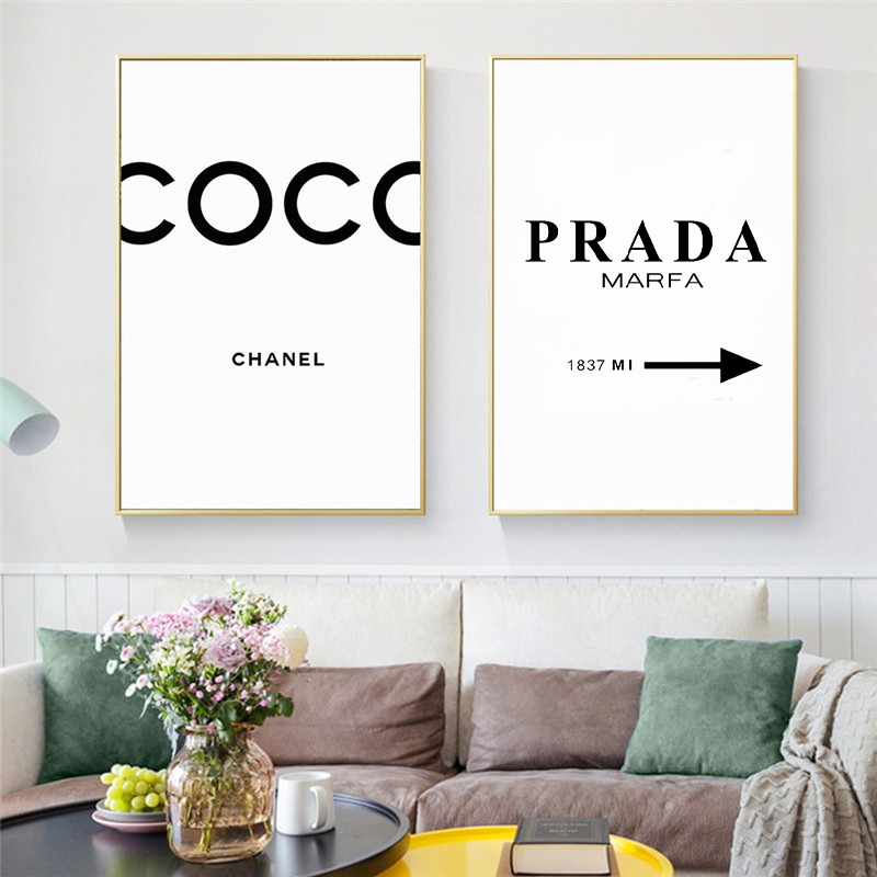 Affisch - COCO / PRADA / Set om 2