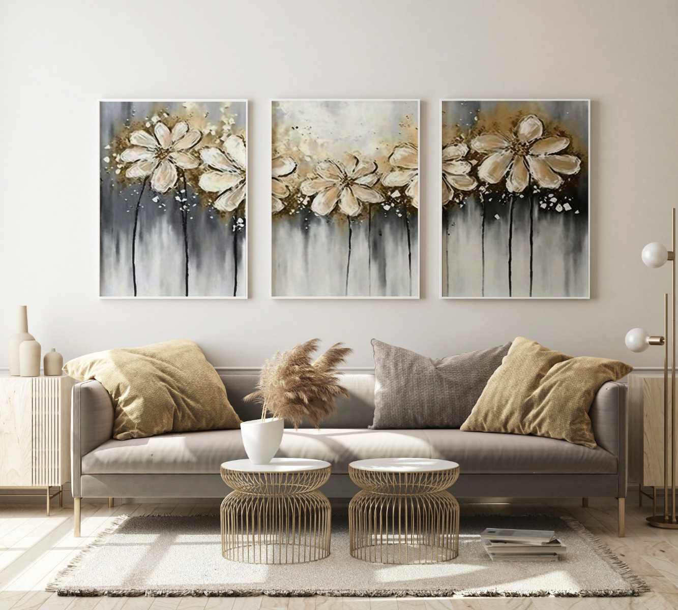 Posters - Att fälla kronblad / Set med 3
