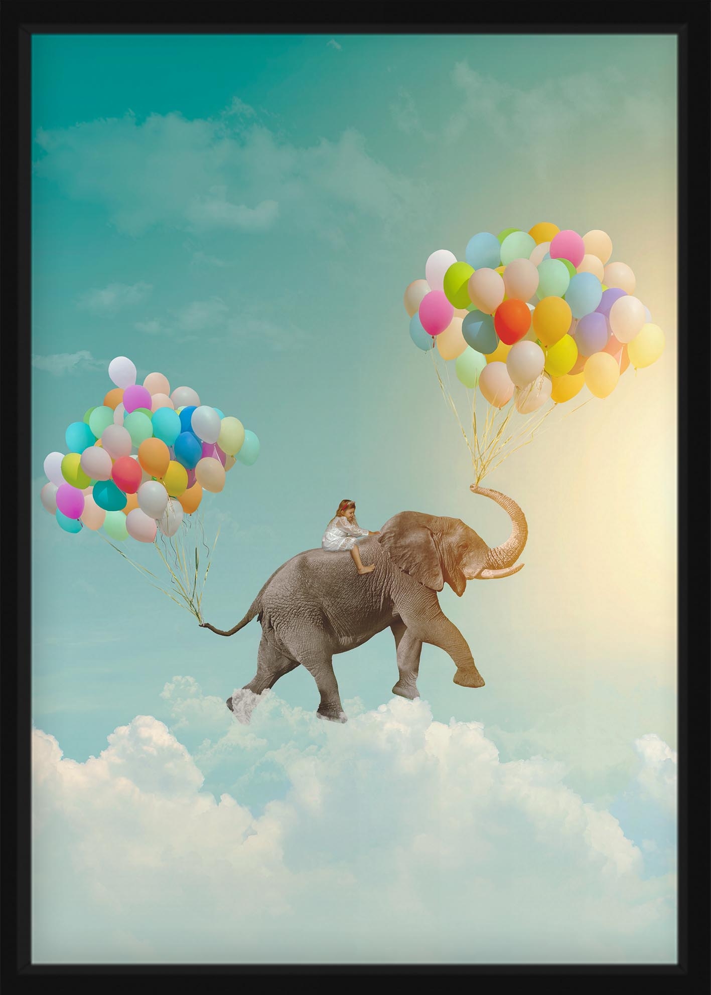 Poster - Elefant färden