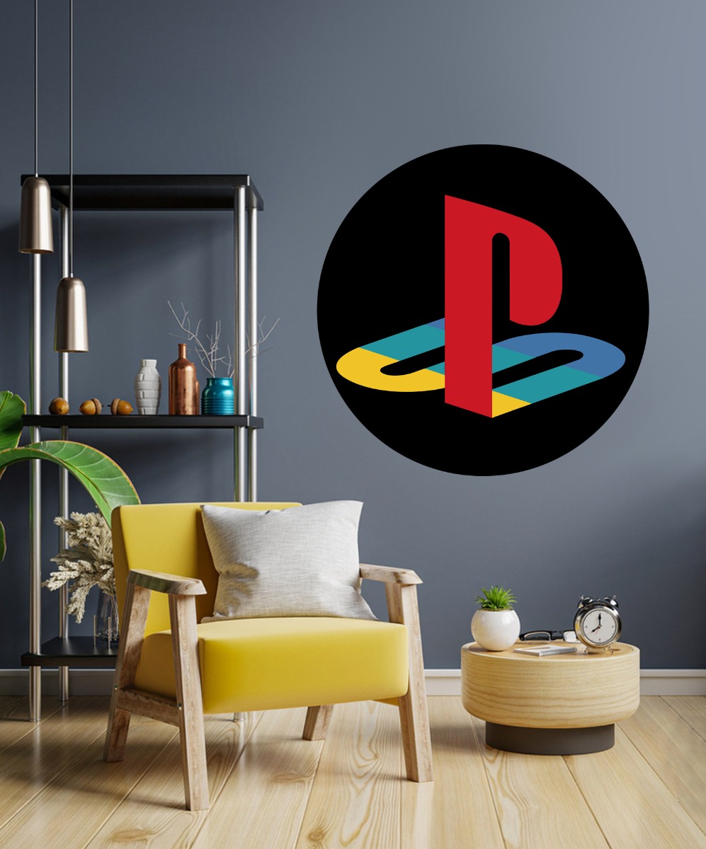 Väggdekal - PlayStation / Runda