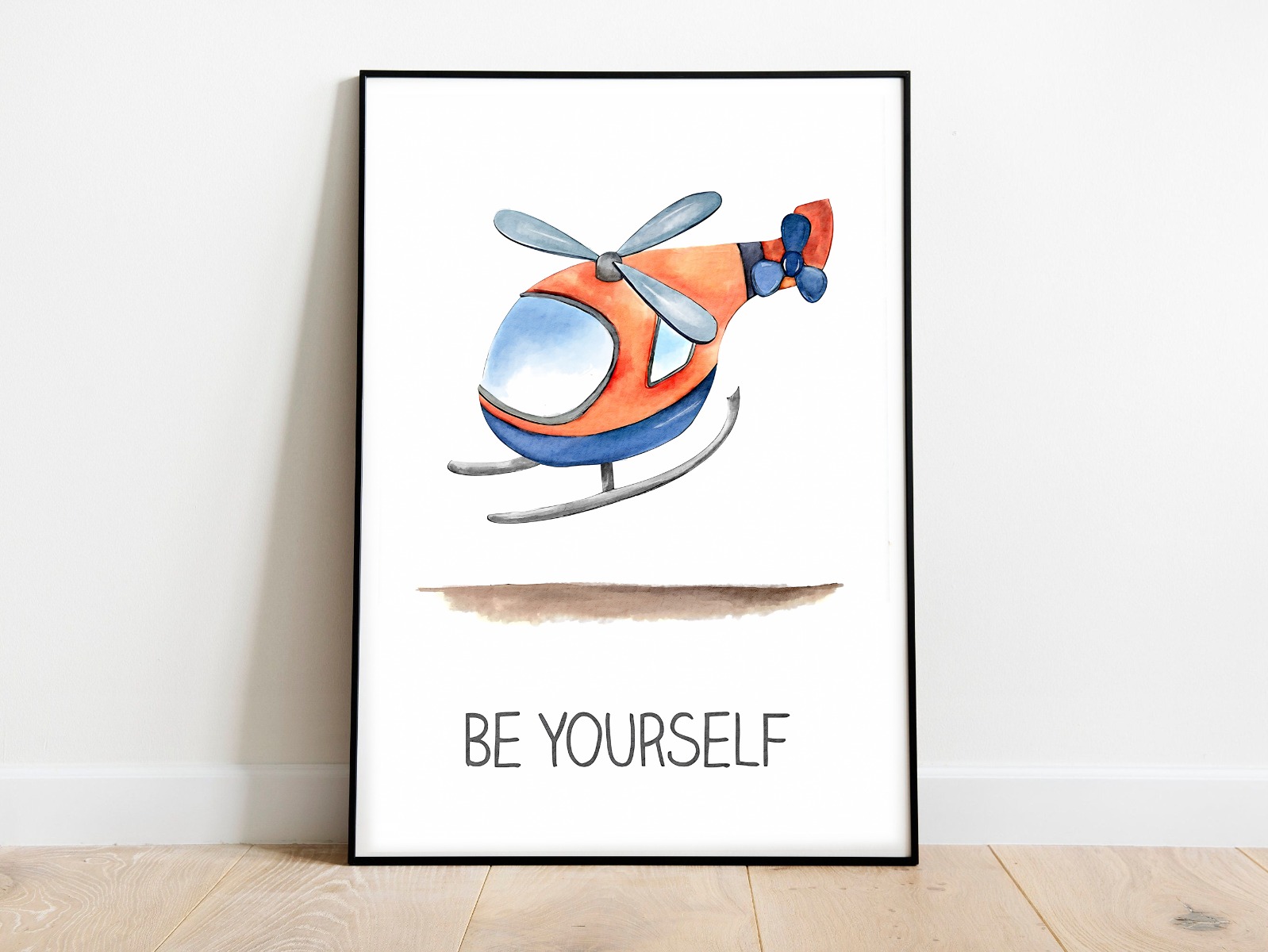 Poster – Fordon / Helikopter / Be Yourself