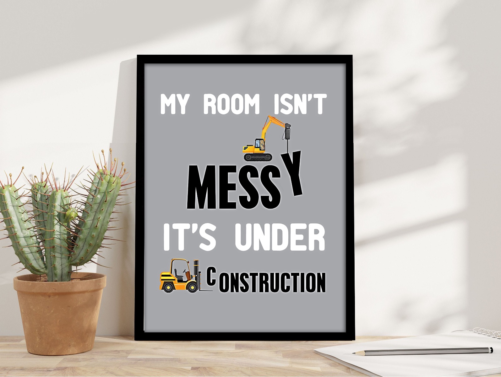 Affisch – MY ROOM ISN’T MESSY