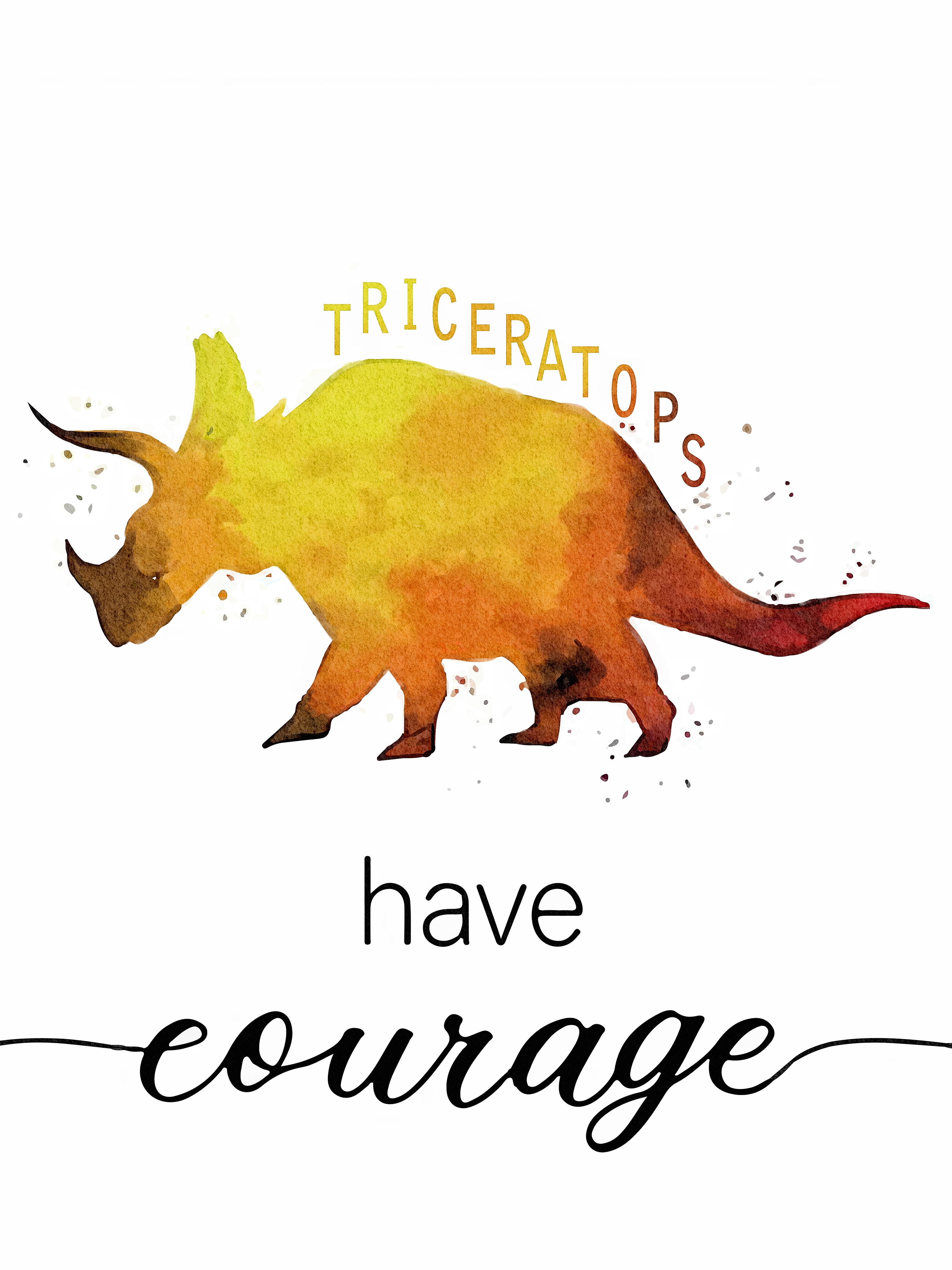 Affisch - TRICERATOPS / Have Courage