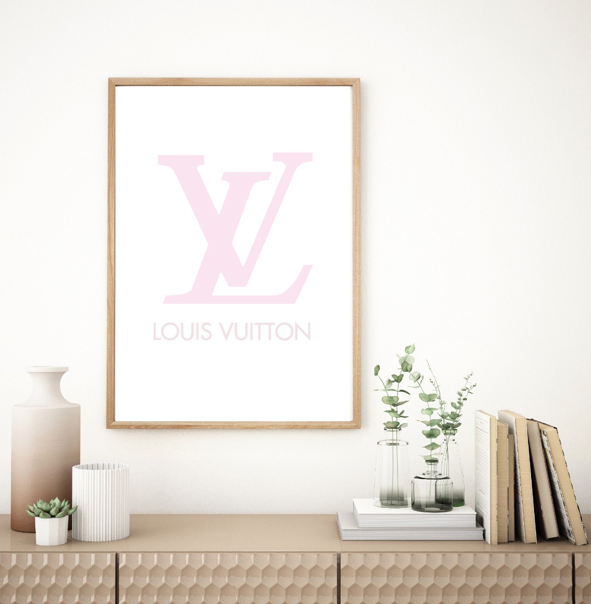 Affisch – LOUIS VUITTON / Rosa