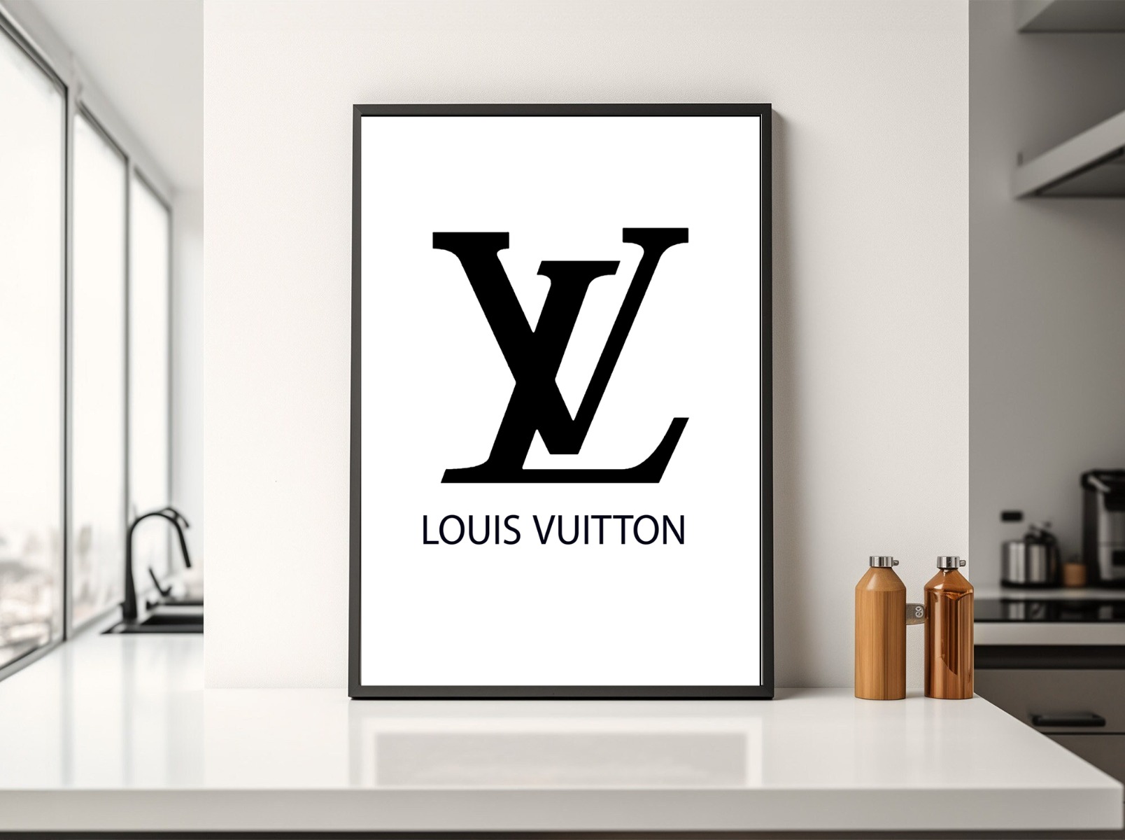 Affisch – LOUIS VUITTON / Svart