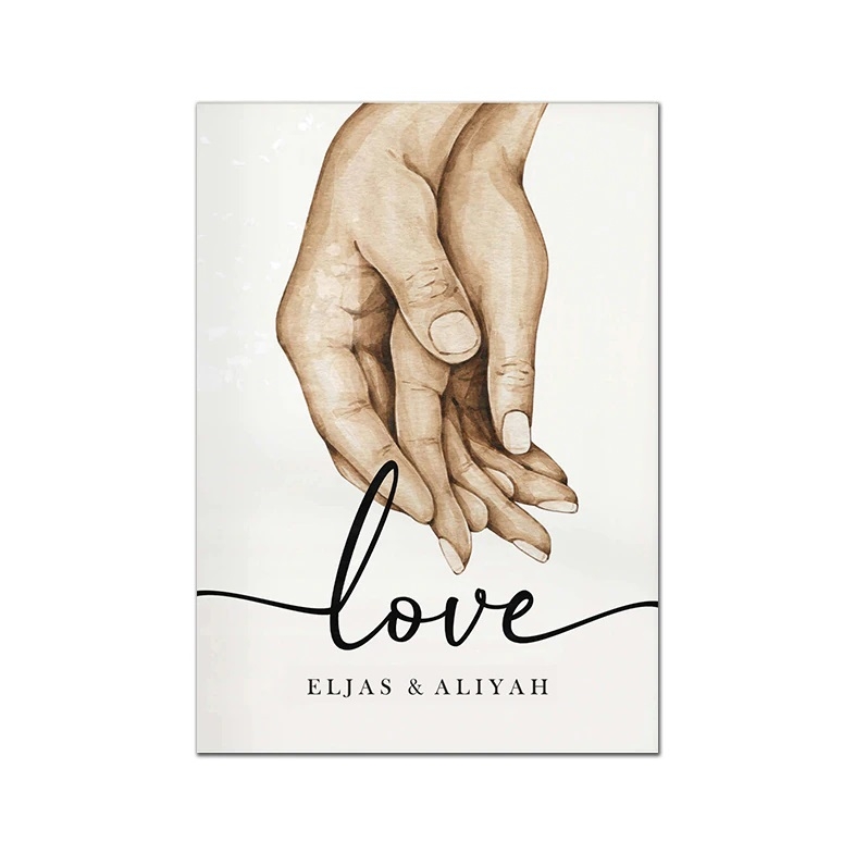 Affischer - Älskarens hand / Love / Personifierad