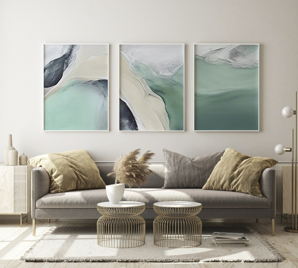 Posters – Strandvågor / Set med 3