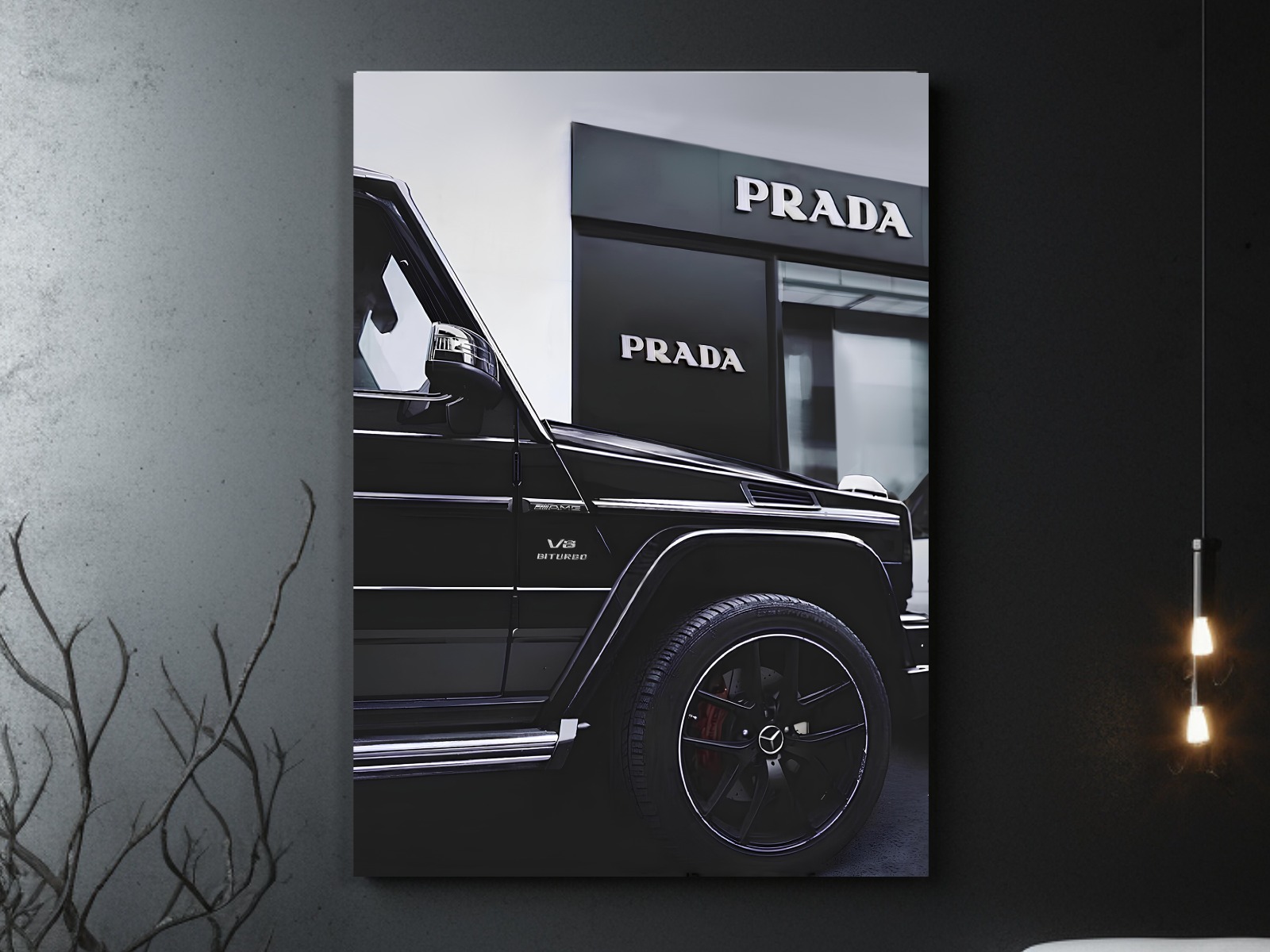 Affisch - Bilmodeaffisch / Prada