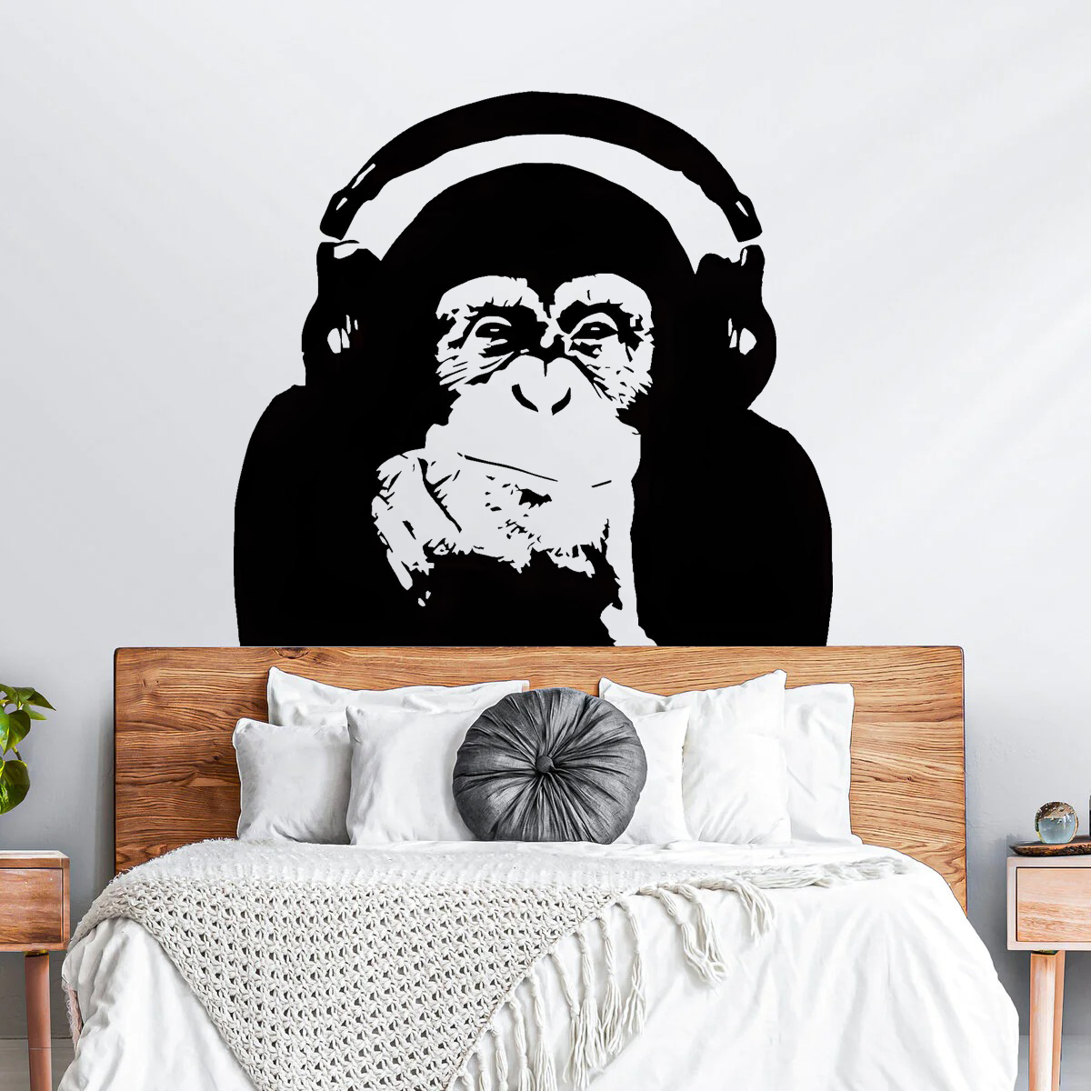 Väggklistermärke - Gorilla / Välj Färg