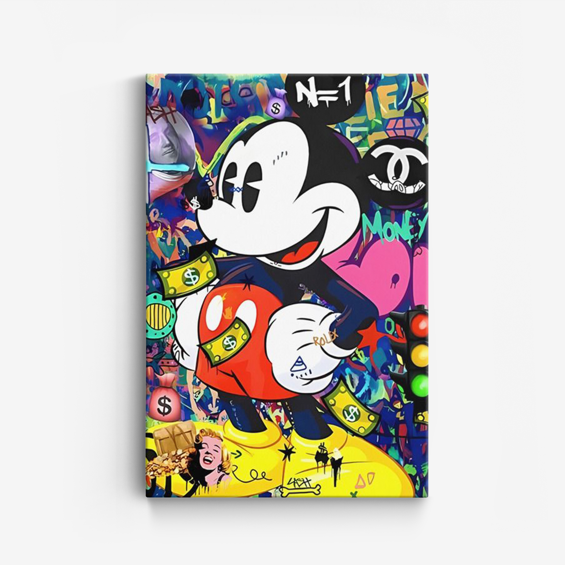 Canvas - Musse Pigg / Pengar