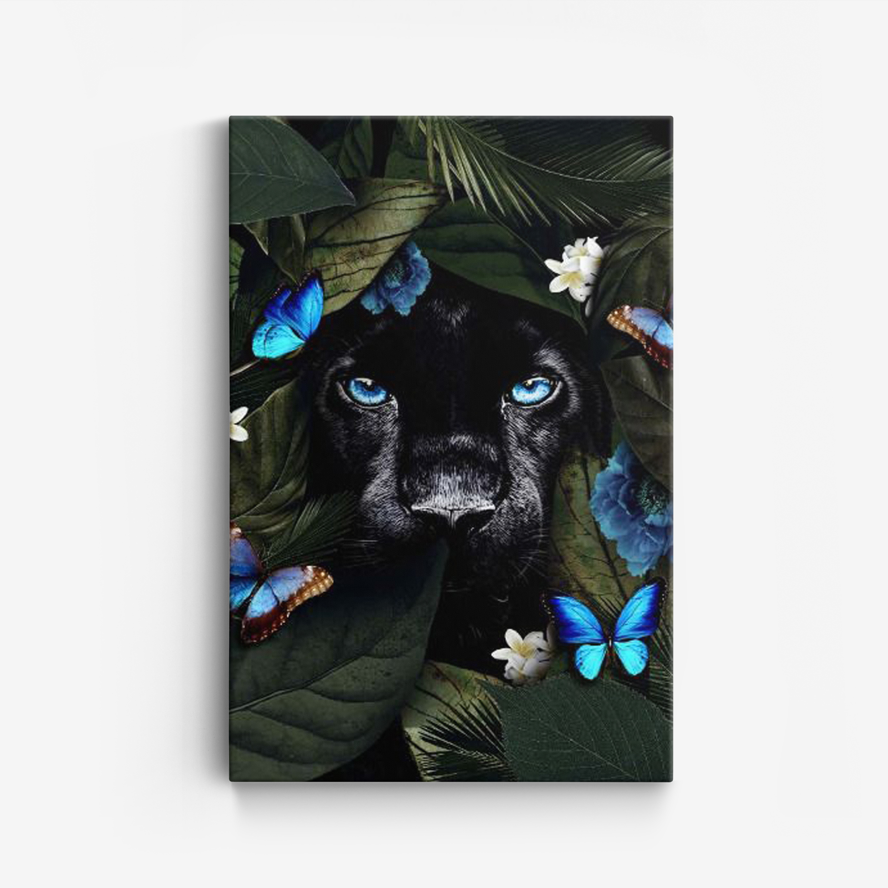 Canvas - Svart hund